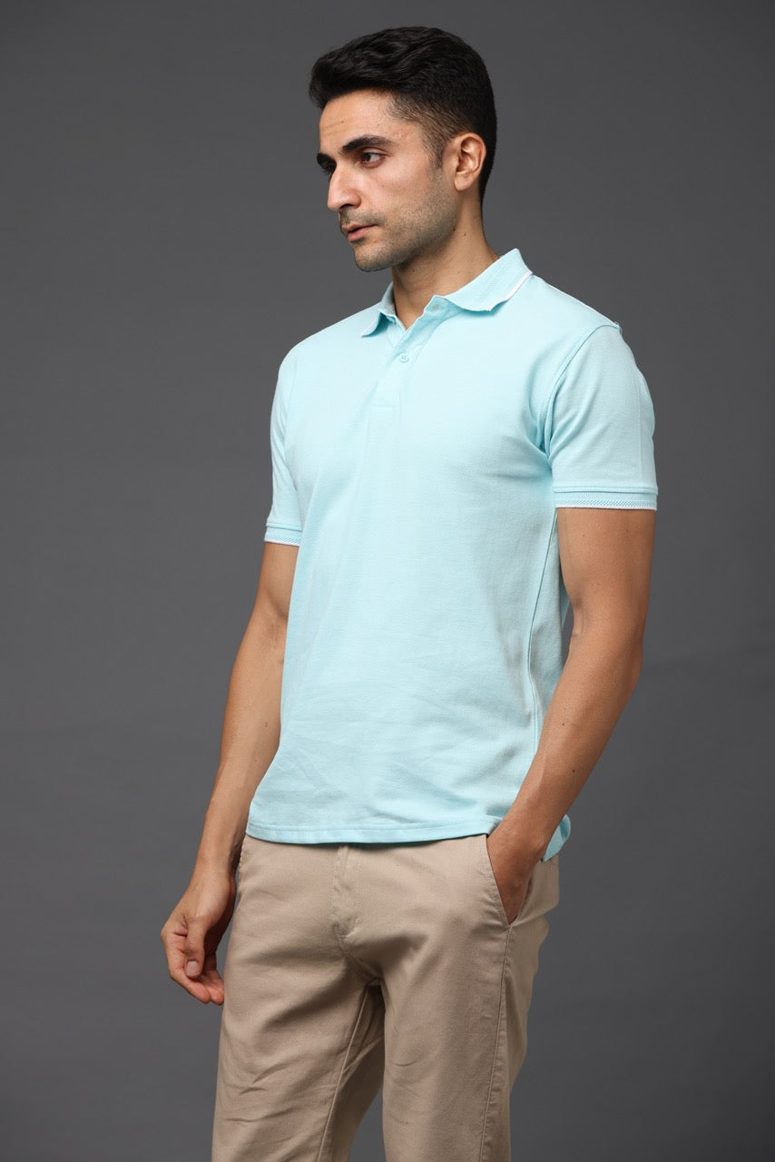 Alfaq Basics Mint Blue Tshirt