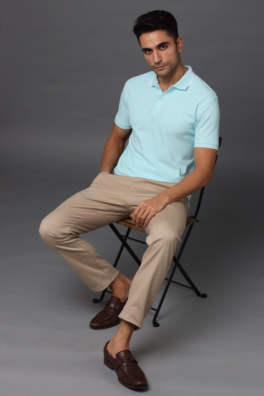 Alfaq Basics Mint Blue Tshirt