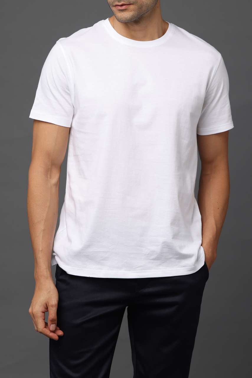 Alfaq Basic Premium White Tshirt