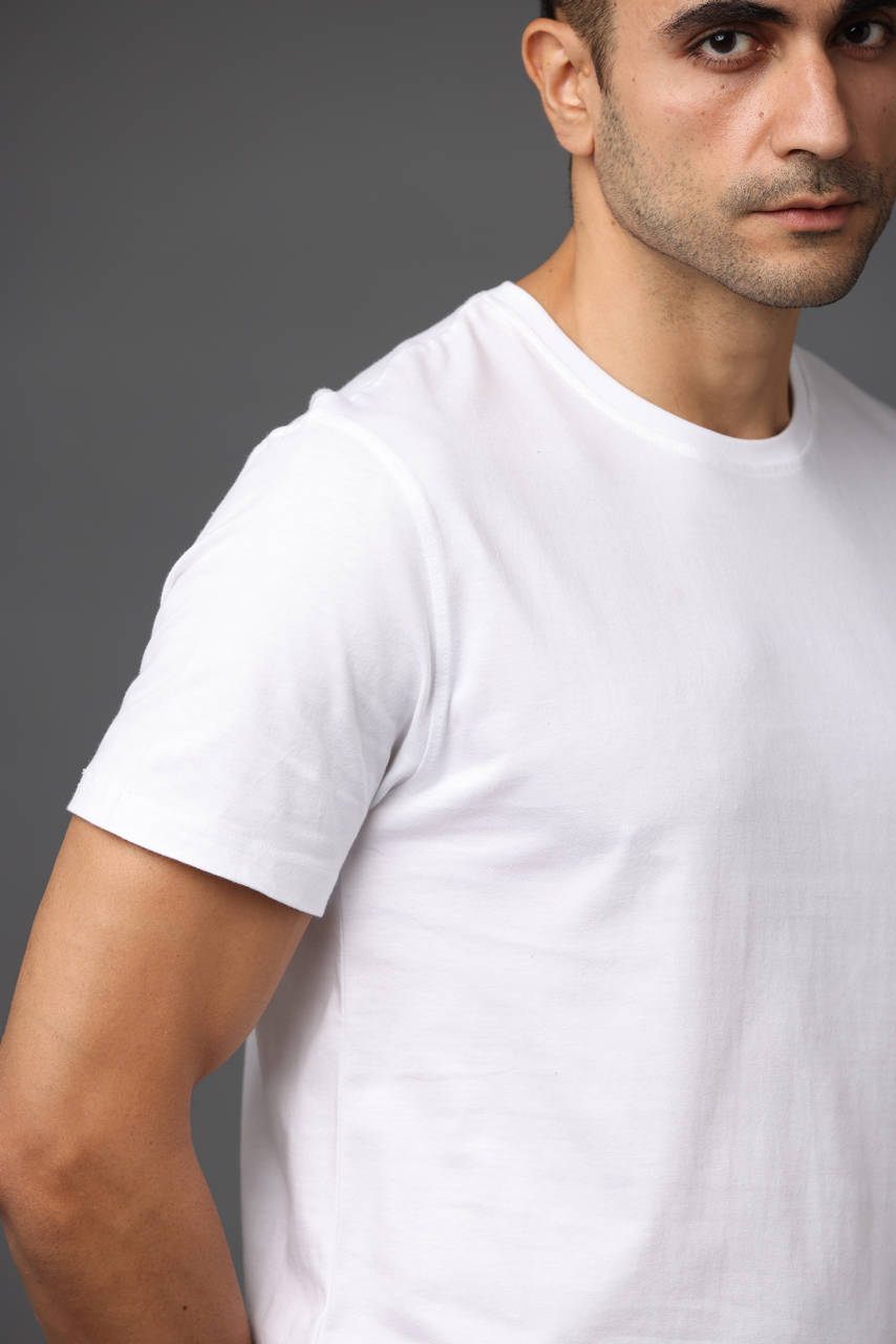 Alfaq Basic Premium White Tshirt