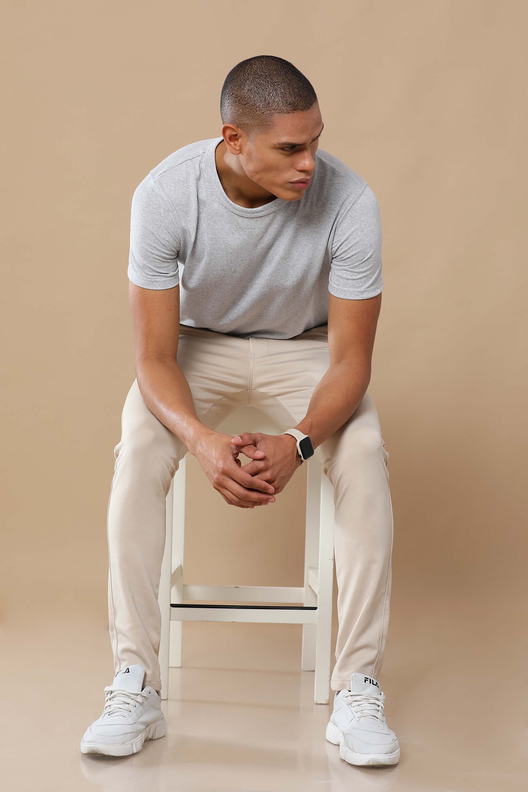 Alfaq Basic Sustainable Grey Tshirt