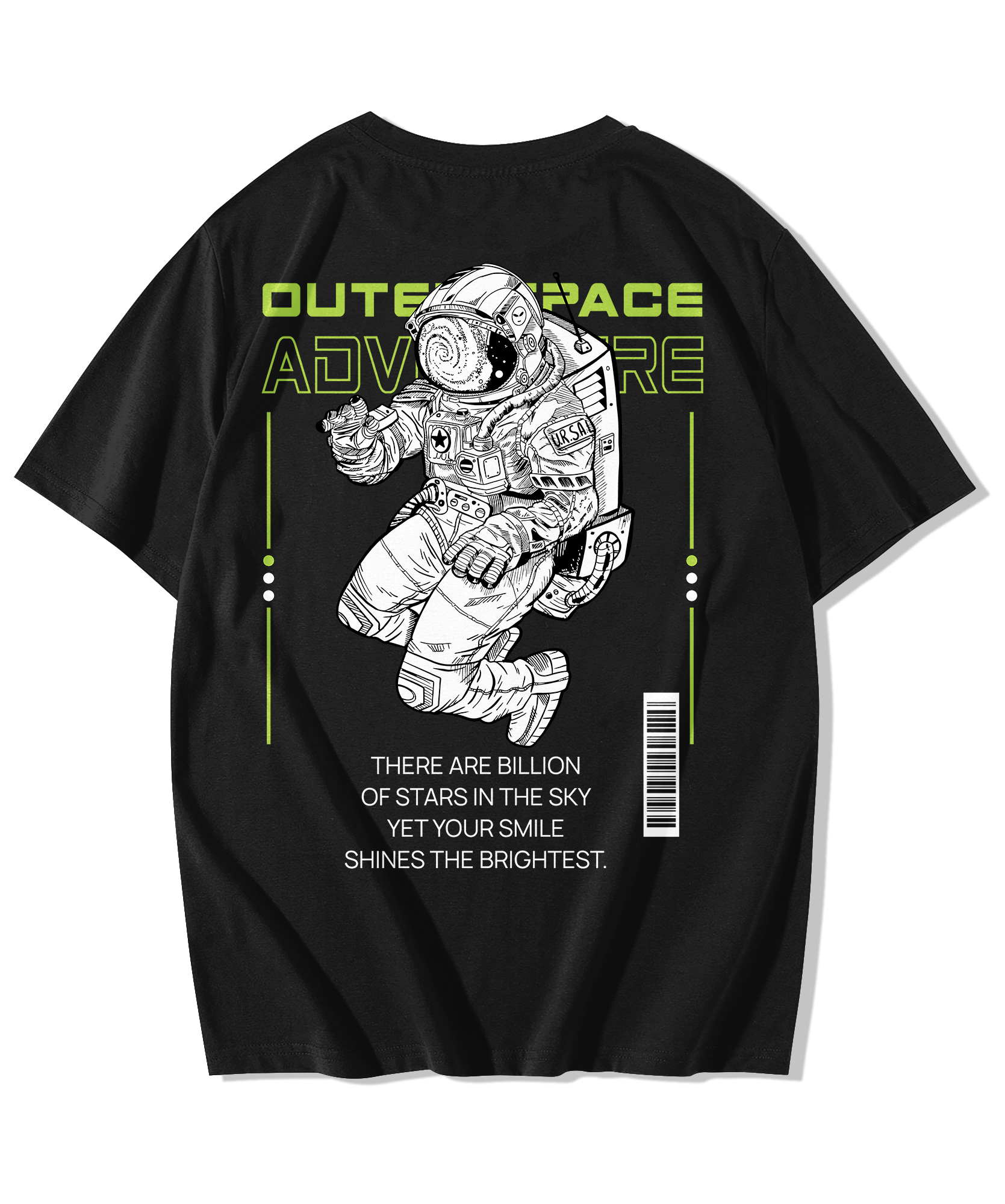 Alfaq Outerspace Adventure Oversized T-Shirt - Alfaq