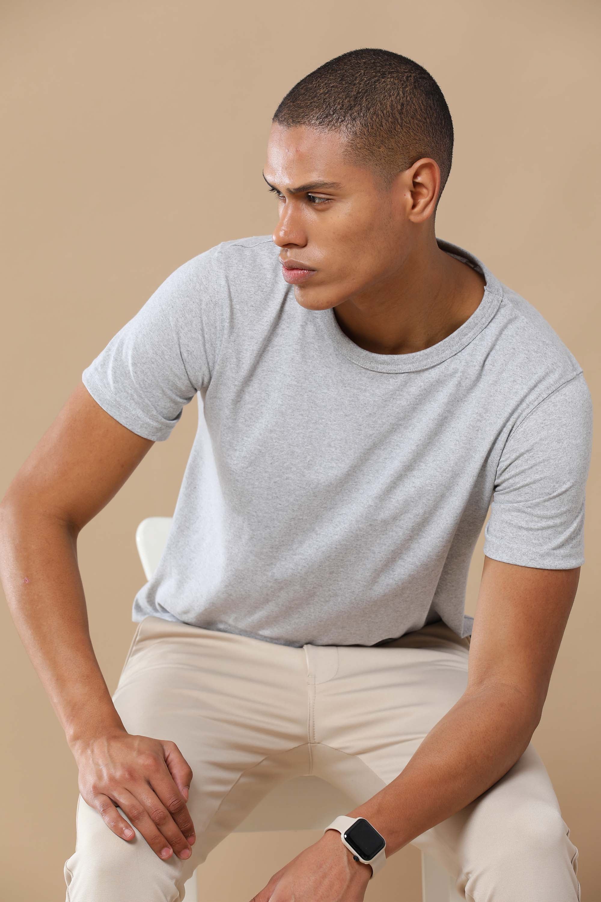 Alfaq Basic Sustainable Grey Tshirt