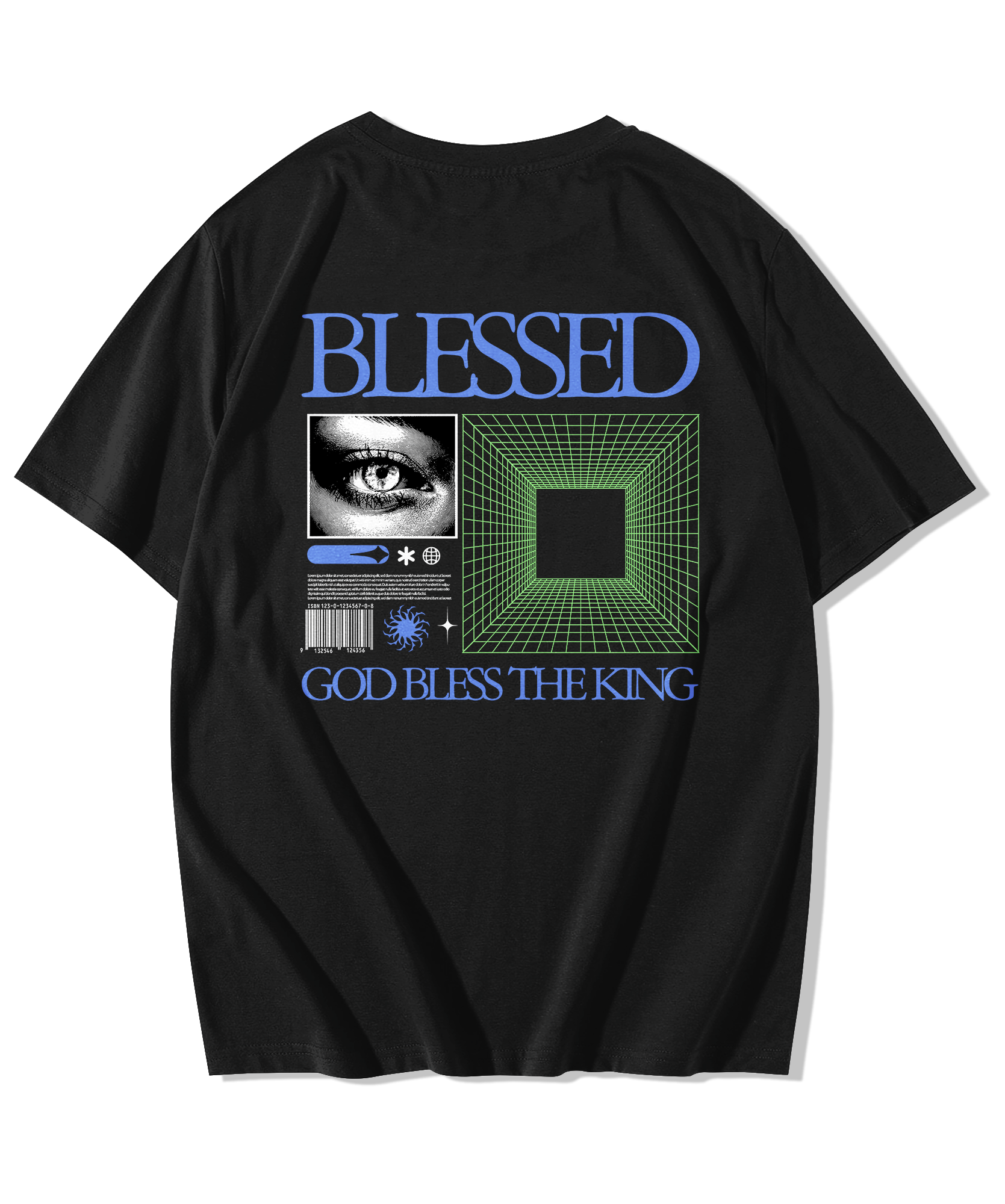 Alfaq Blessed Oversized T-Shirt - Alfaq