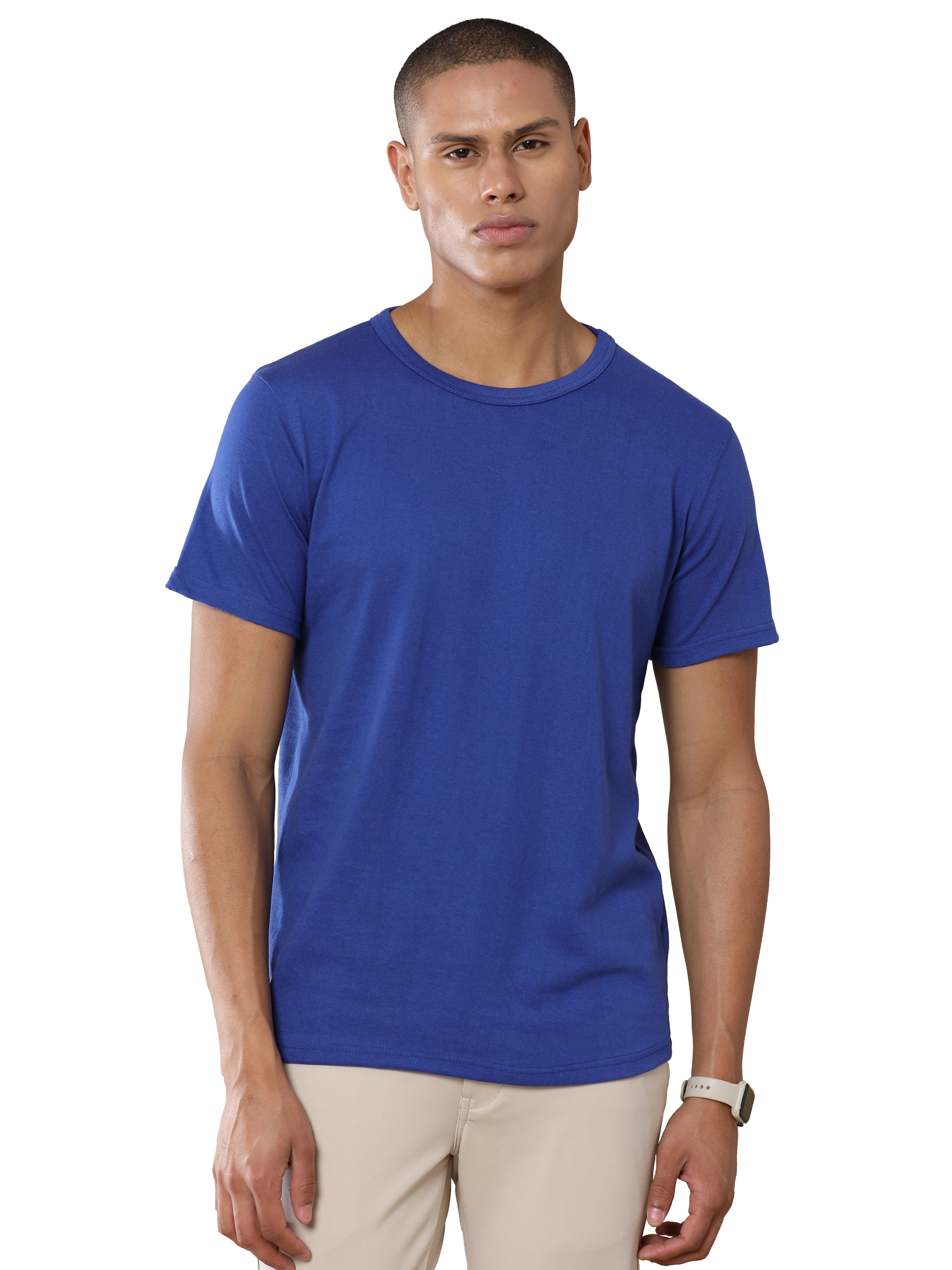 Alfaq Basic Sustinable Blue T-shirt