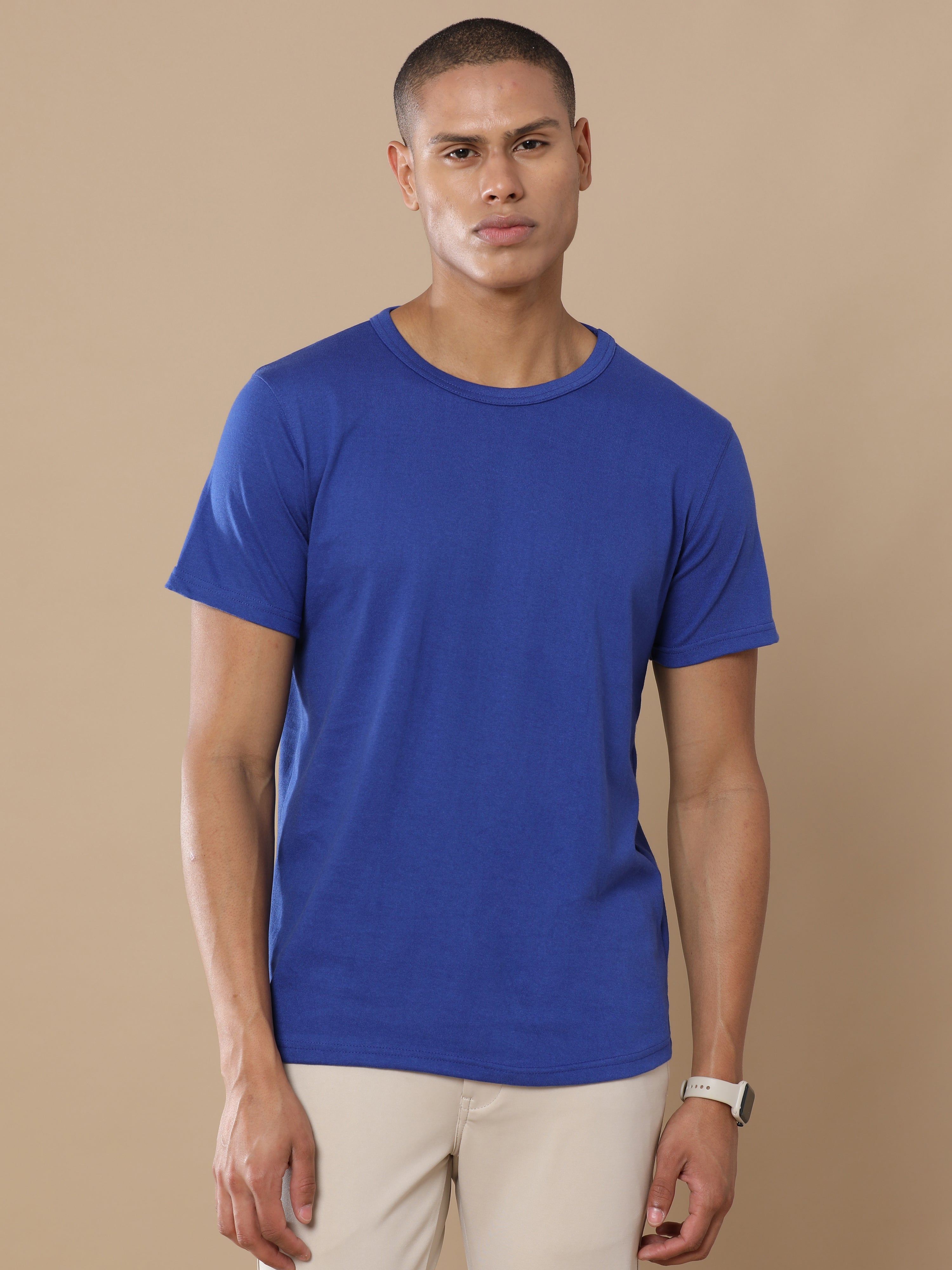 Alfaq Basic Sustinable Blue T-shirt