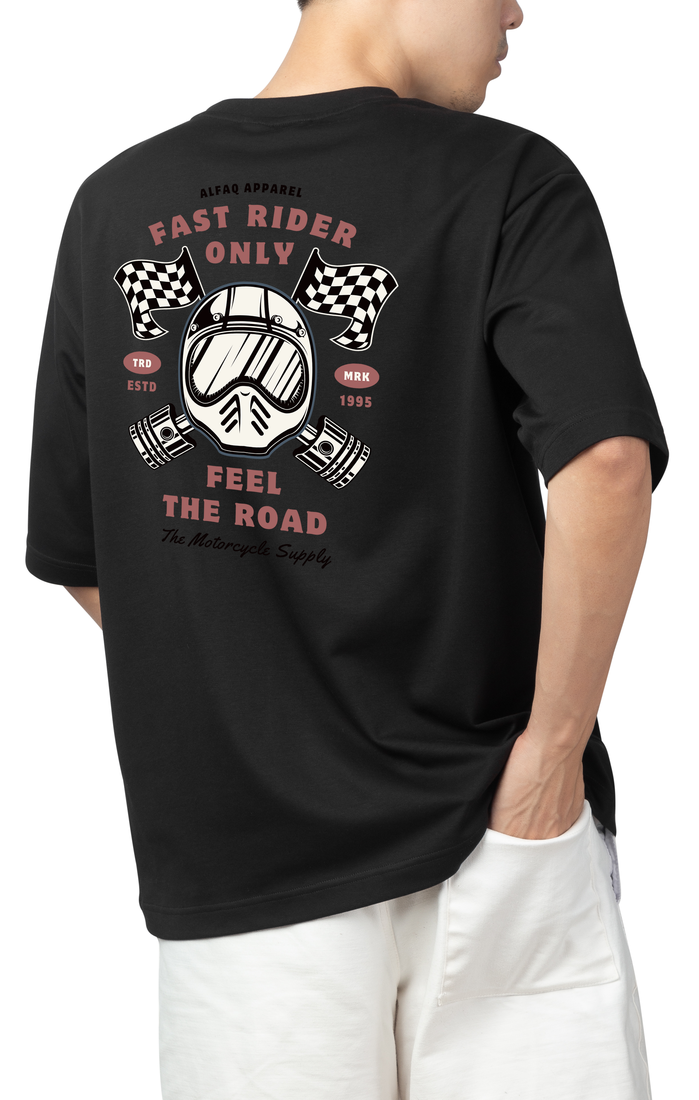 Alfaq Fast Rider Only Oversized T-shirt
