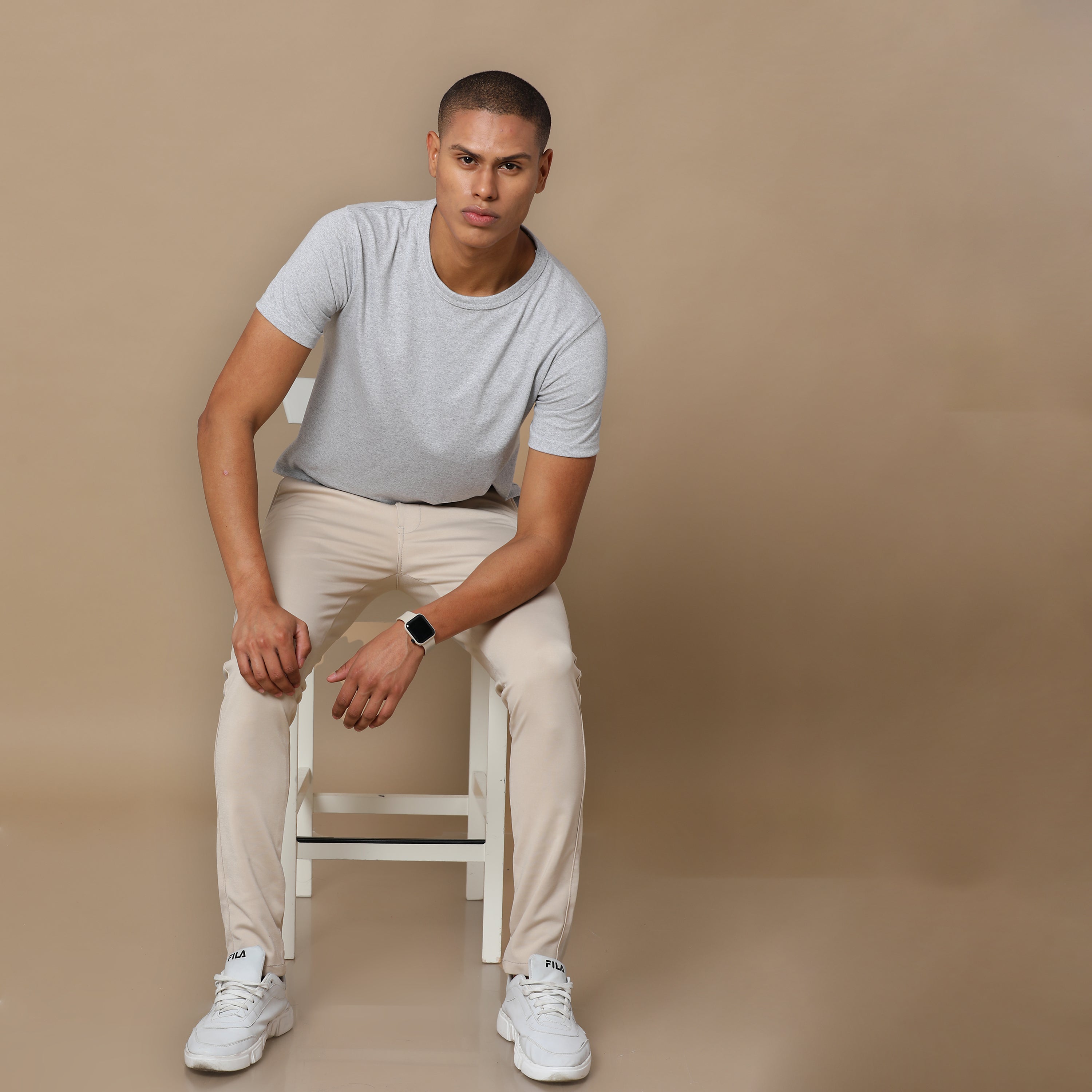 Alfaq Basic Sustainable Grey Tshirt