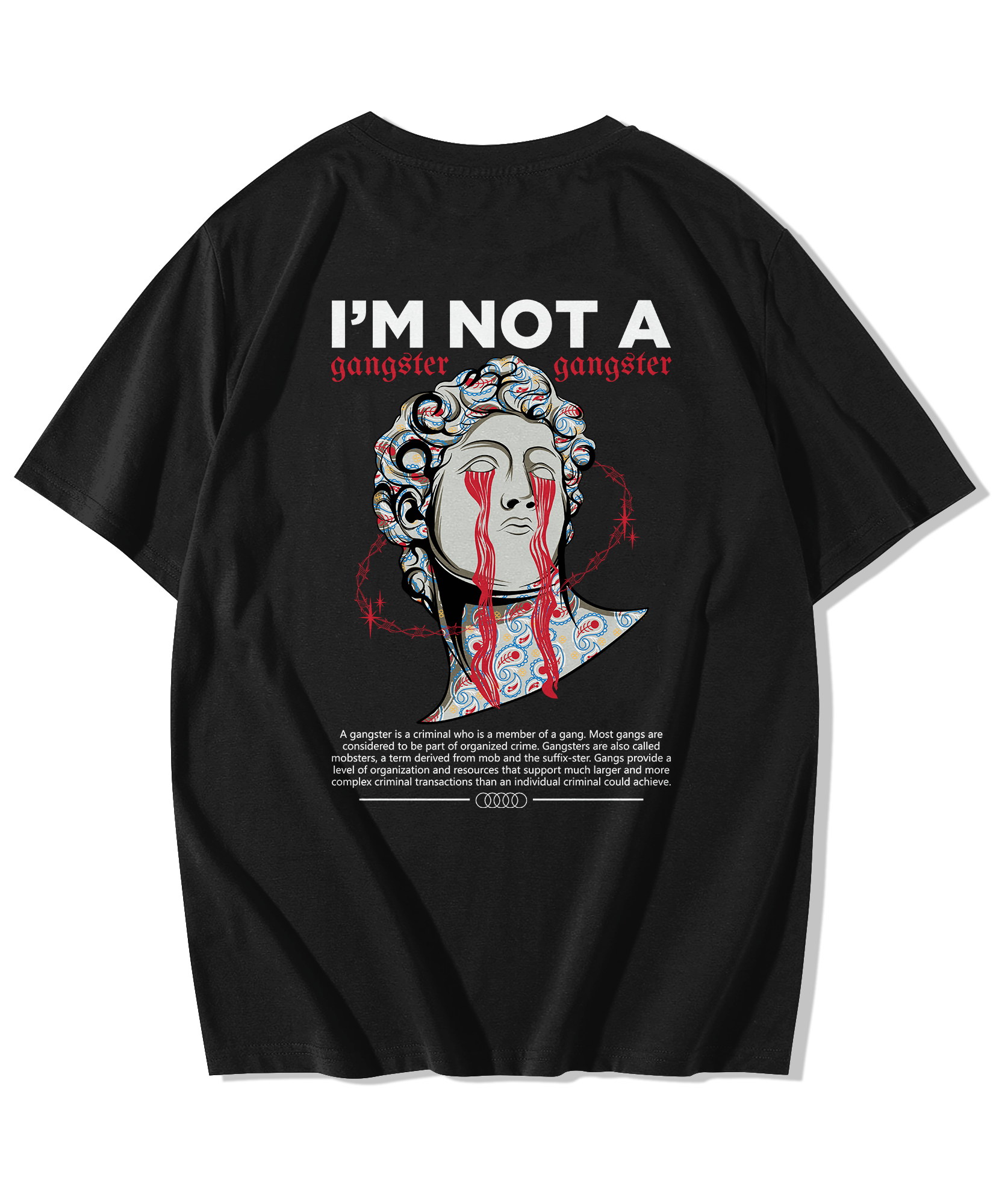 Alfaq Gangster Oversized T-Shirt - Alfaq