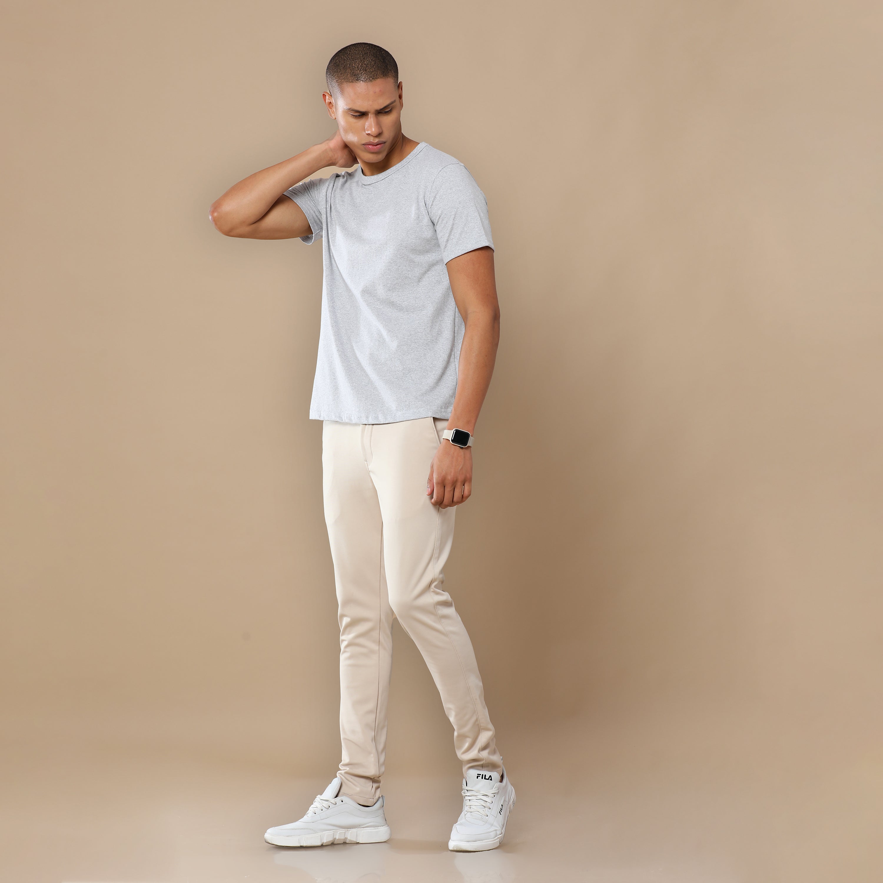 Alfaq Basic Sustainable Grey Tshirt