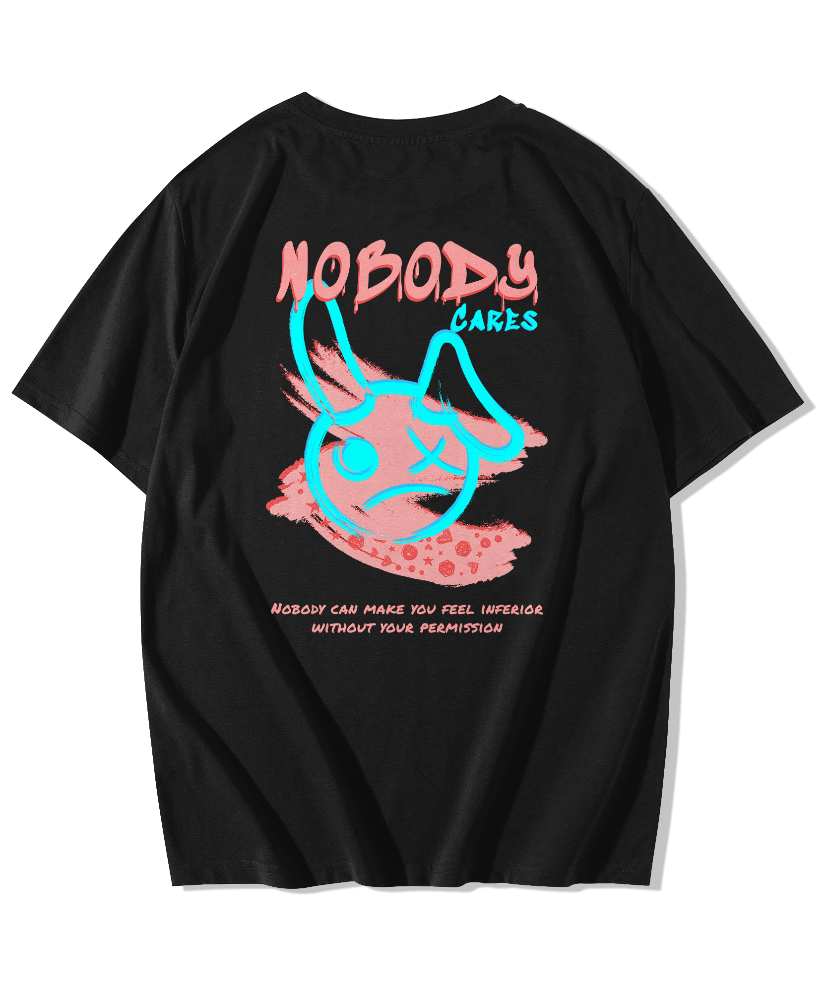 Alfaq Nobody cares Oversized T-Shirt - Alfaq