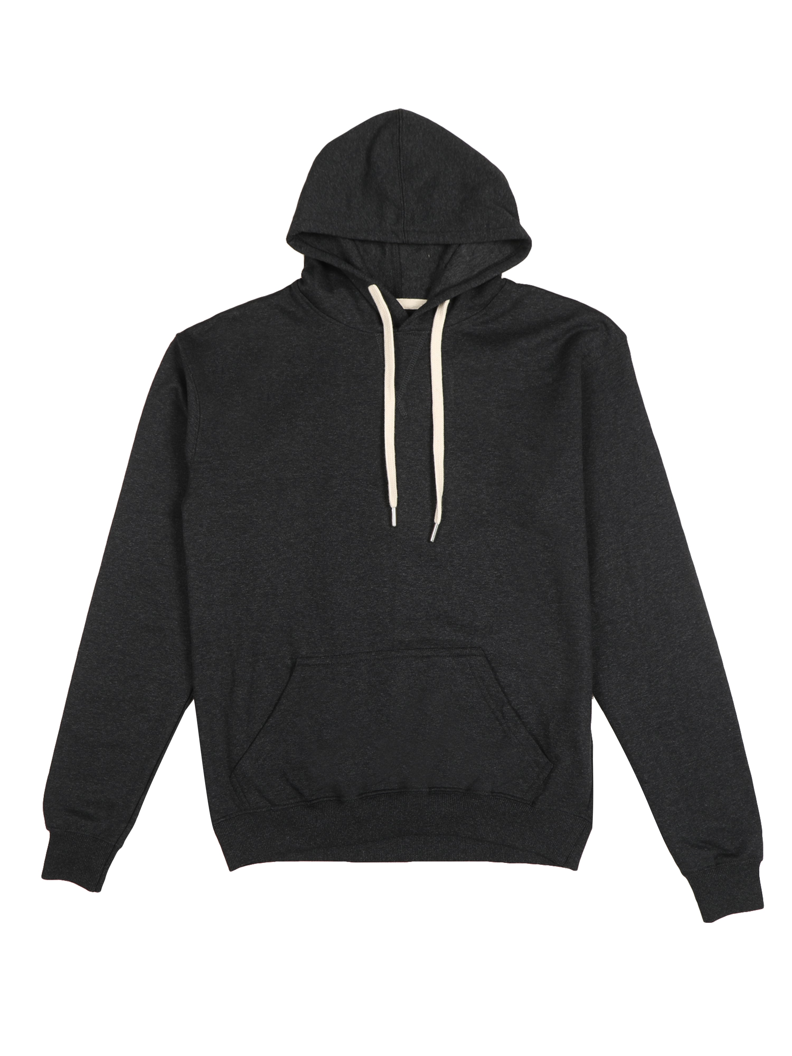 Alfaq Charcoal Melange Solid Hoodie