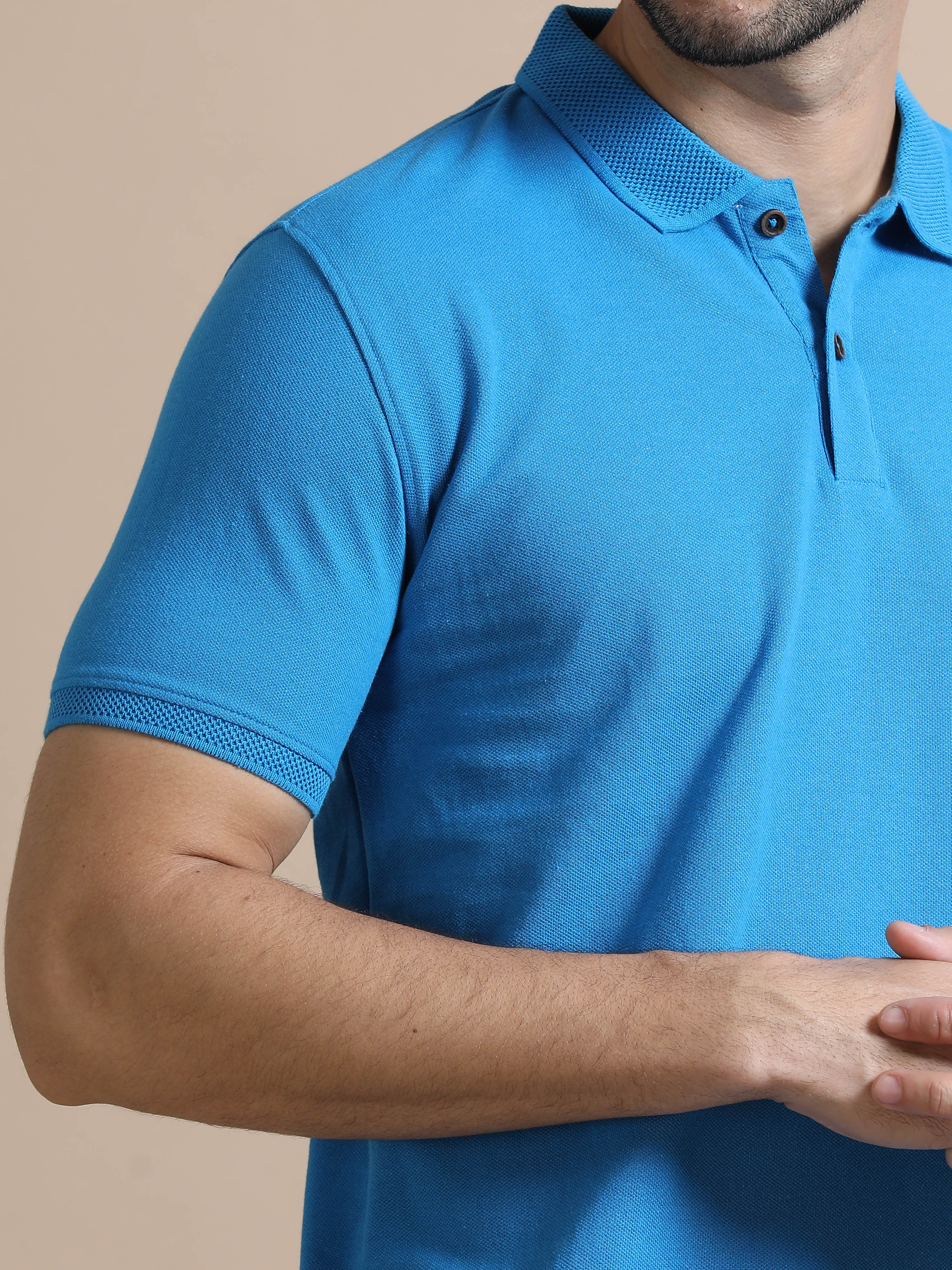 Basic Aqua Blue Polo Tshirt