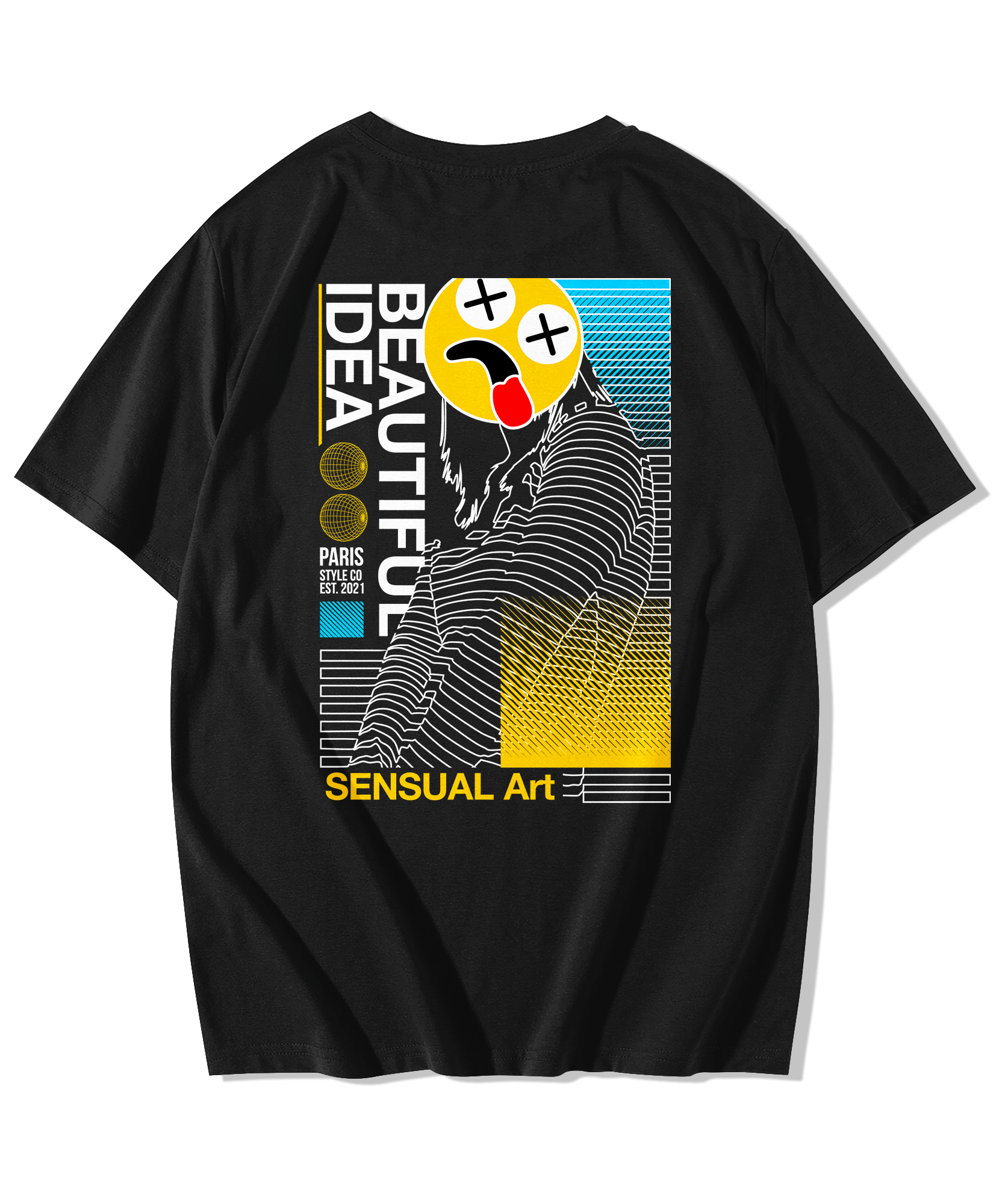 Alfaq Beautiful Idea Oversized T-Shirt - Alfaq