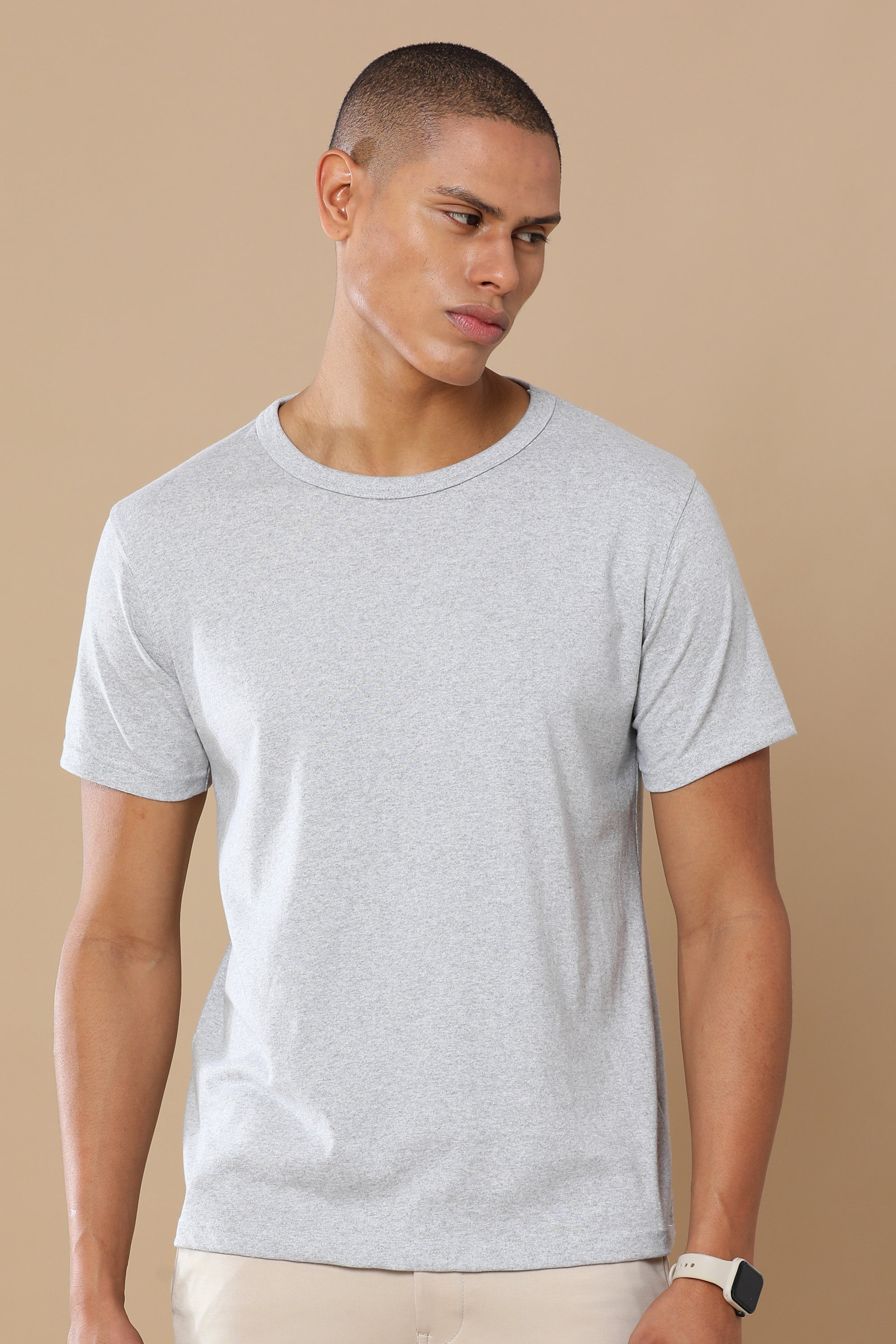 Alfaq Basic Sustainable Grey Tshirt