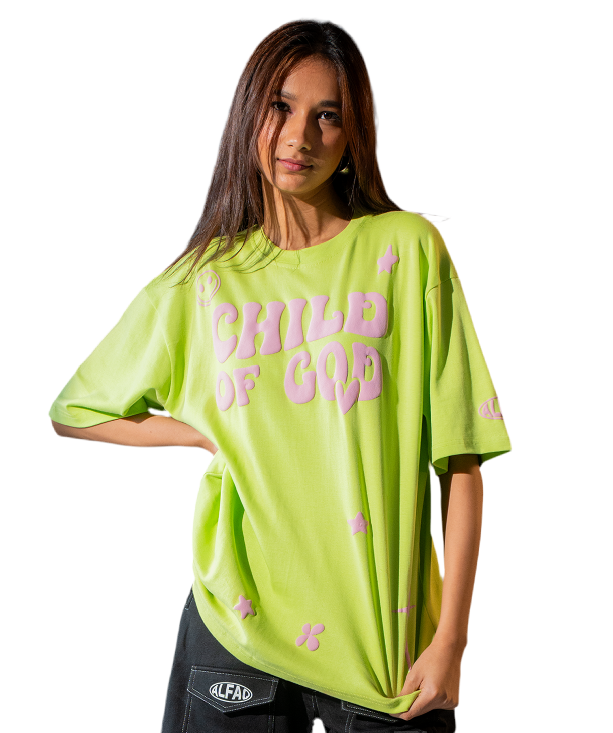 Alfaq Child Of God Oversized T-shirts
