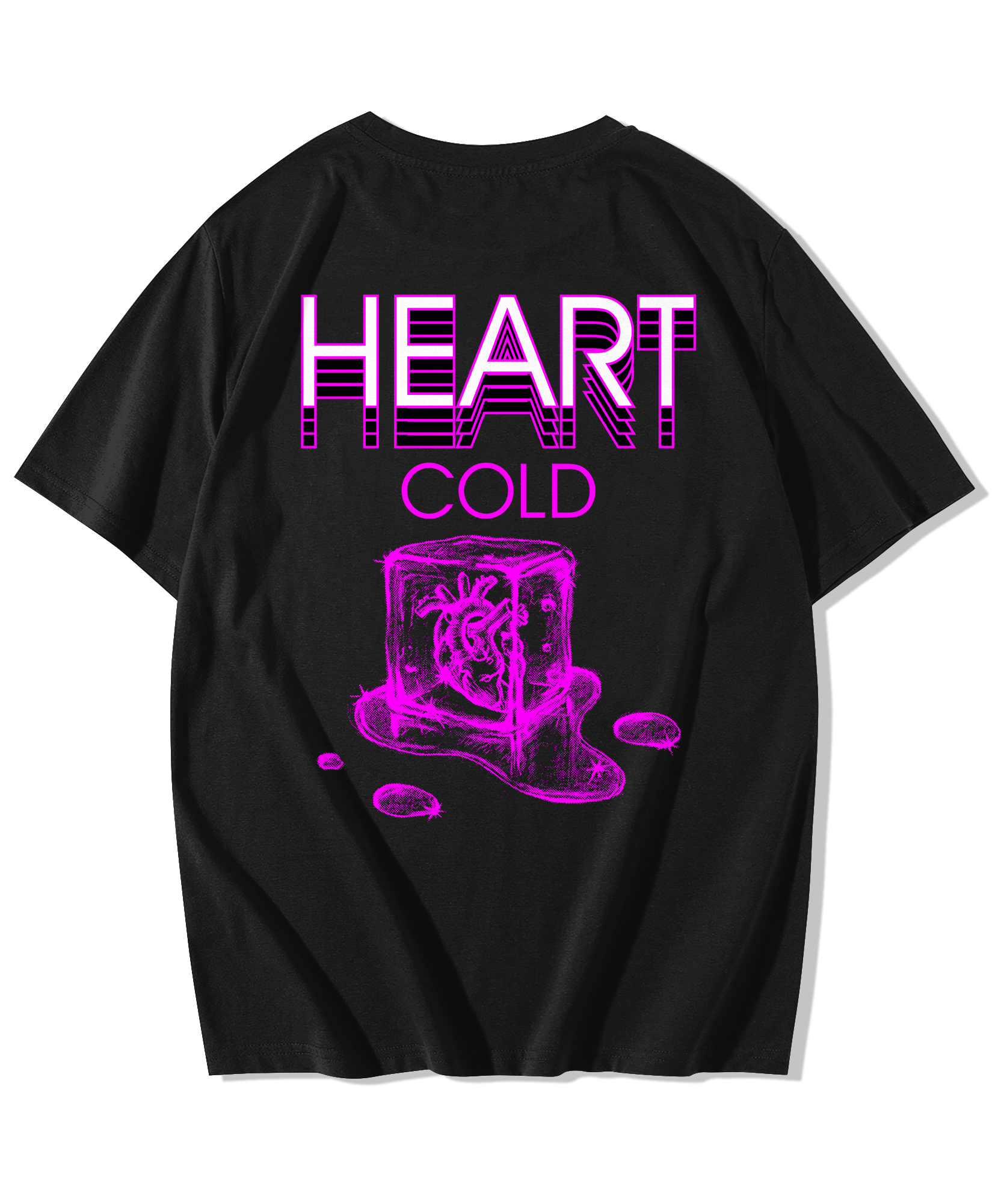 Alfaq Heart Cold Oversized T-Shirt - Alfaq