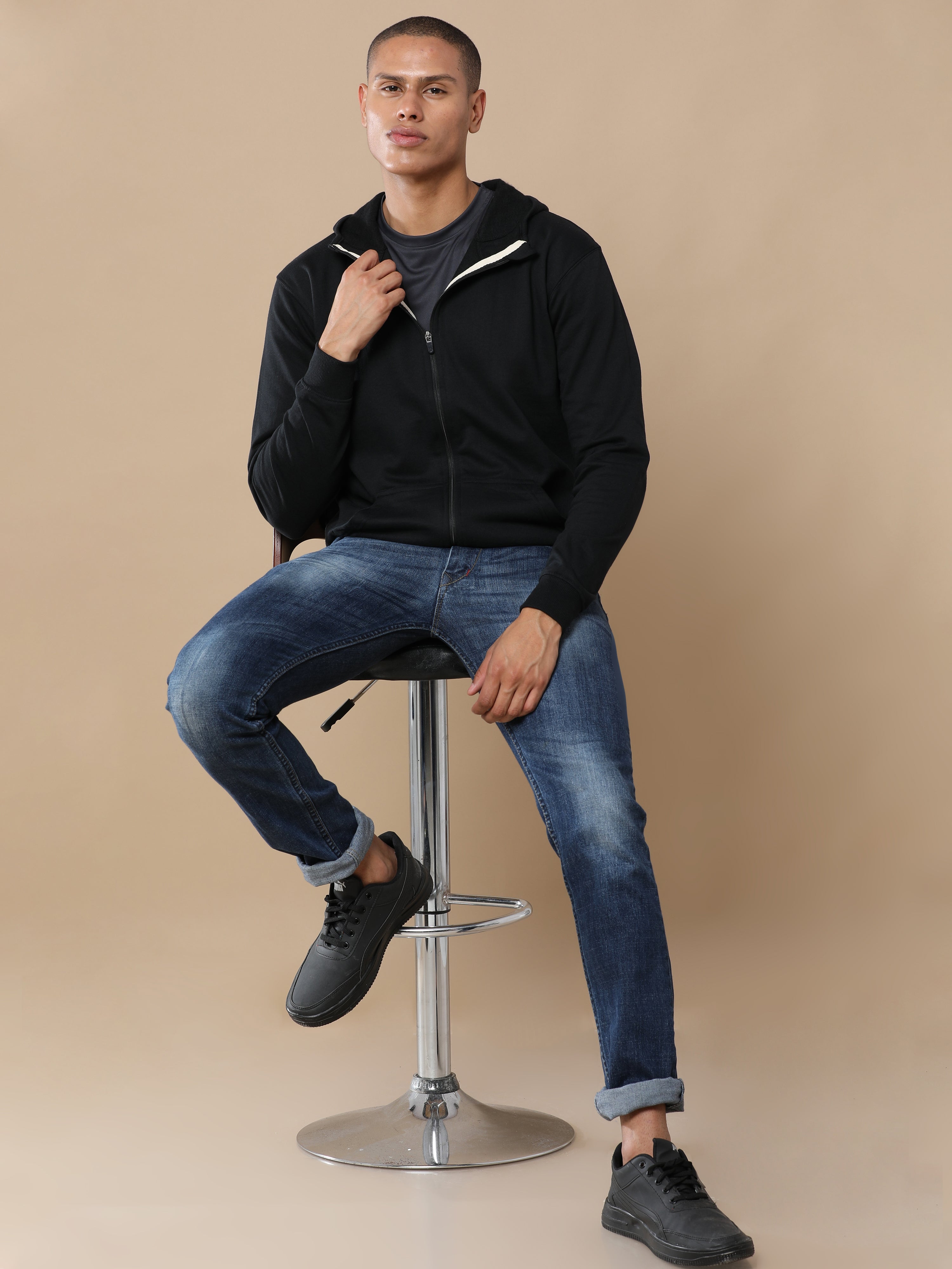 Alfaq Basics Zipper Hoodie