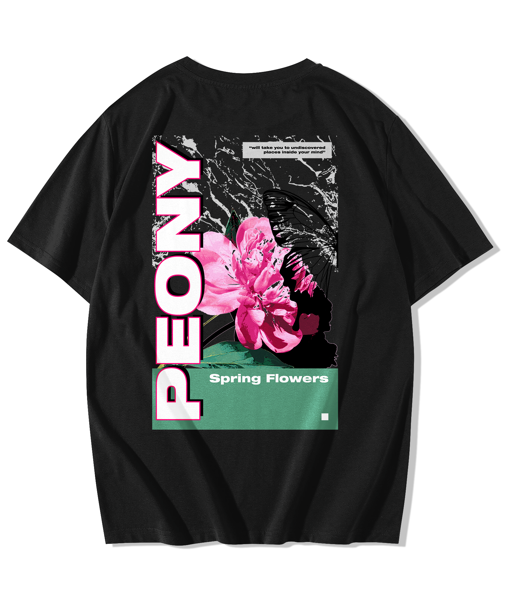 Alfaq Peony Oversized T-Shirt - Alfaq