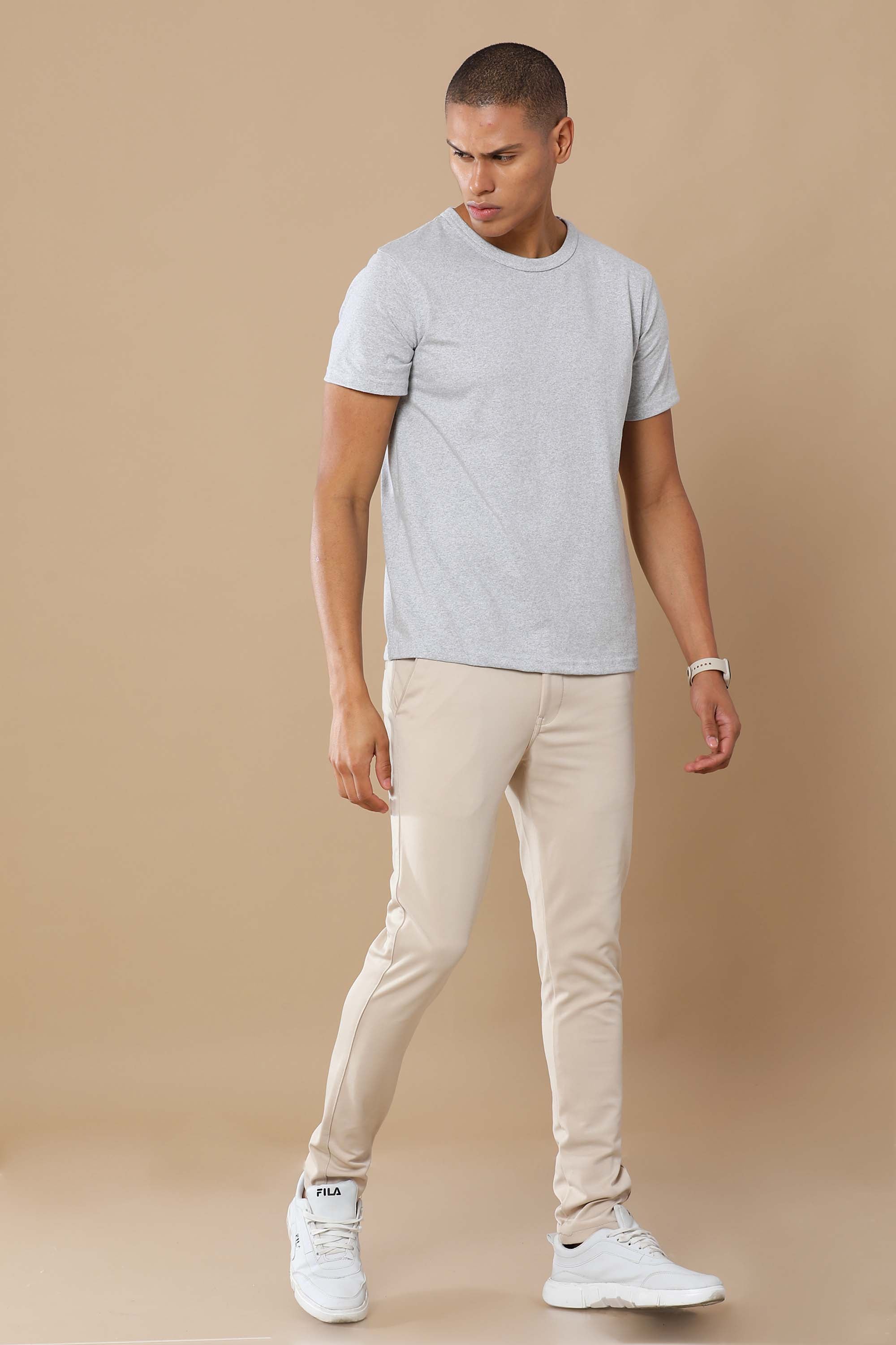 Alfaq Basic Sustainable Grey Tshirt
