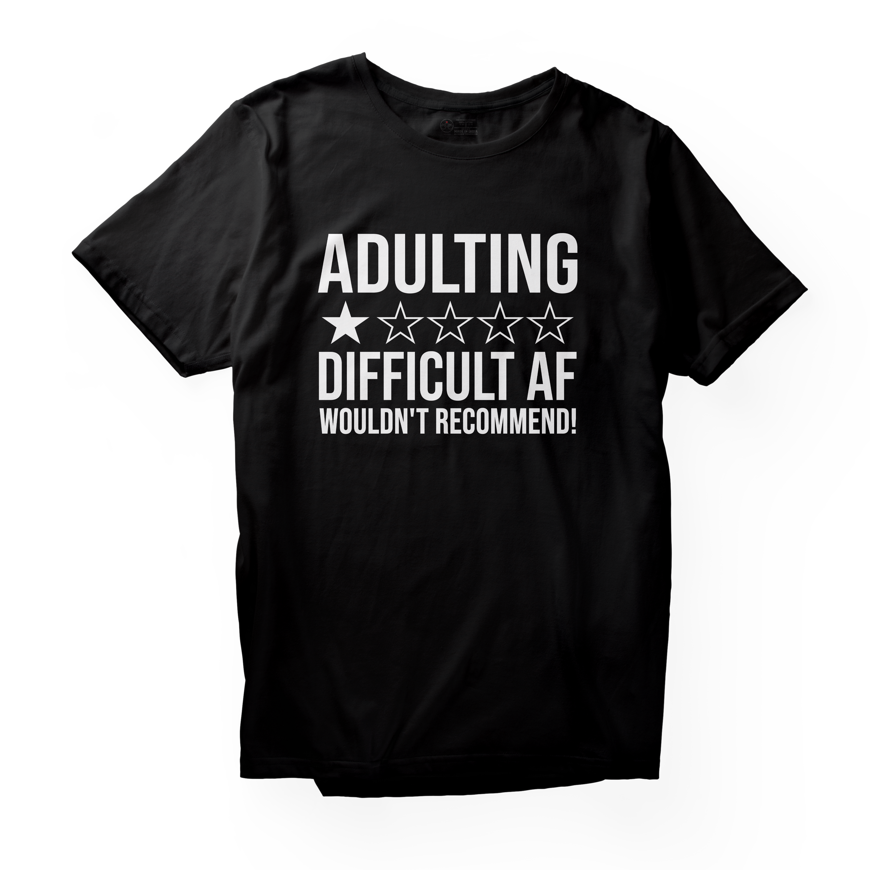 Alfaq Adulting Difficult AF Wouldn't Recommend T-Shirt
