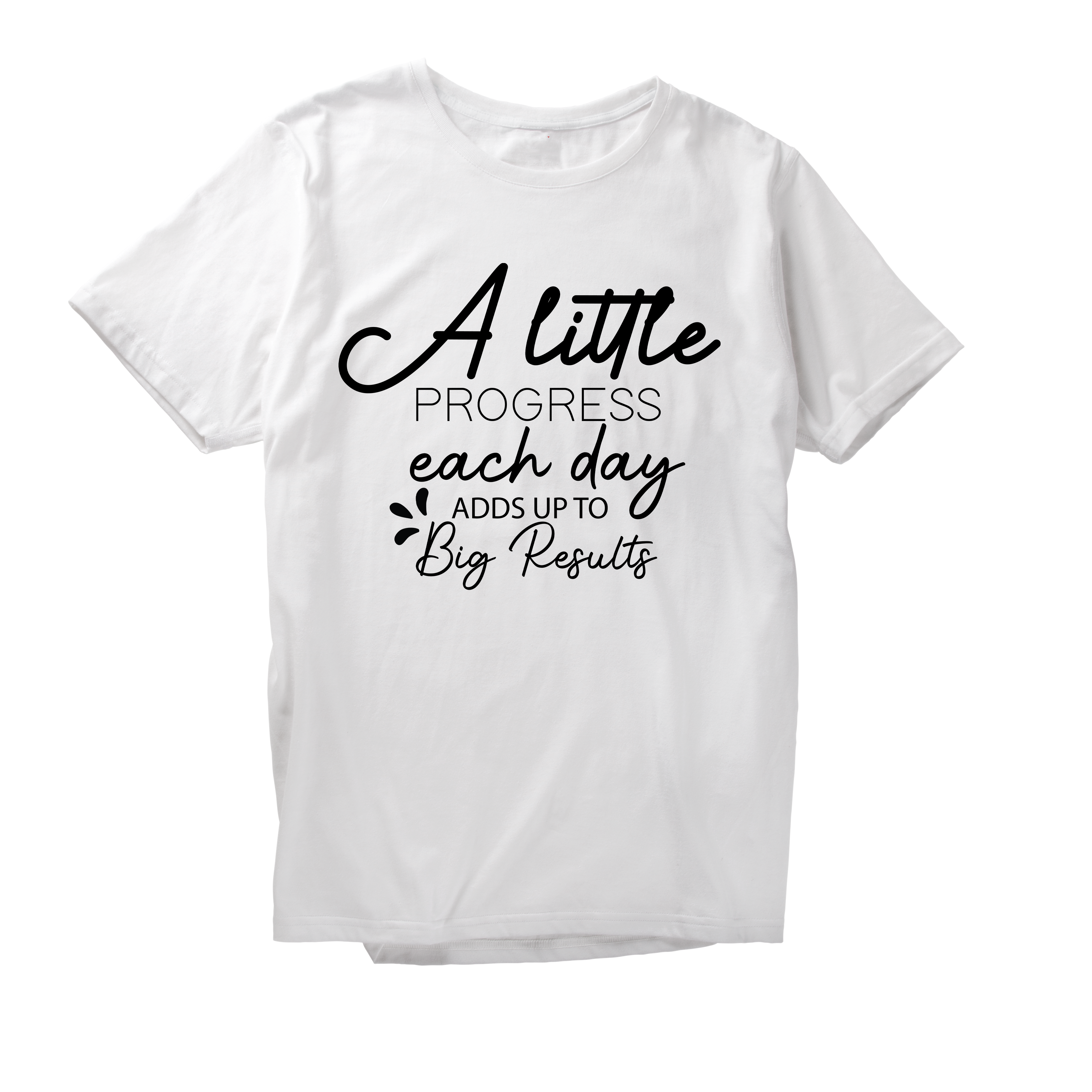 Alfaq Aeitce progress each day adds up to big resulls T-Shirt