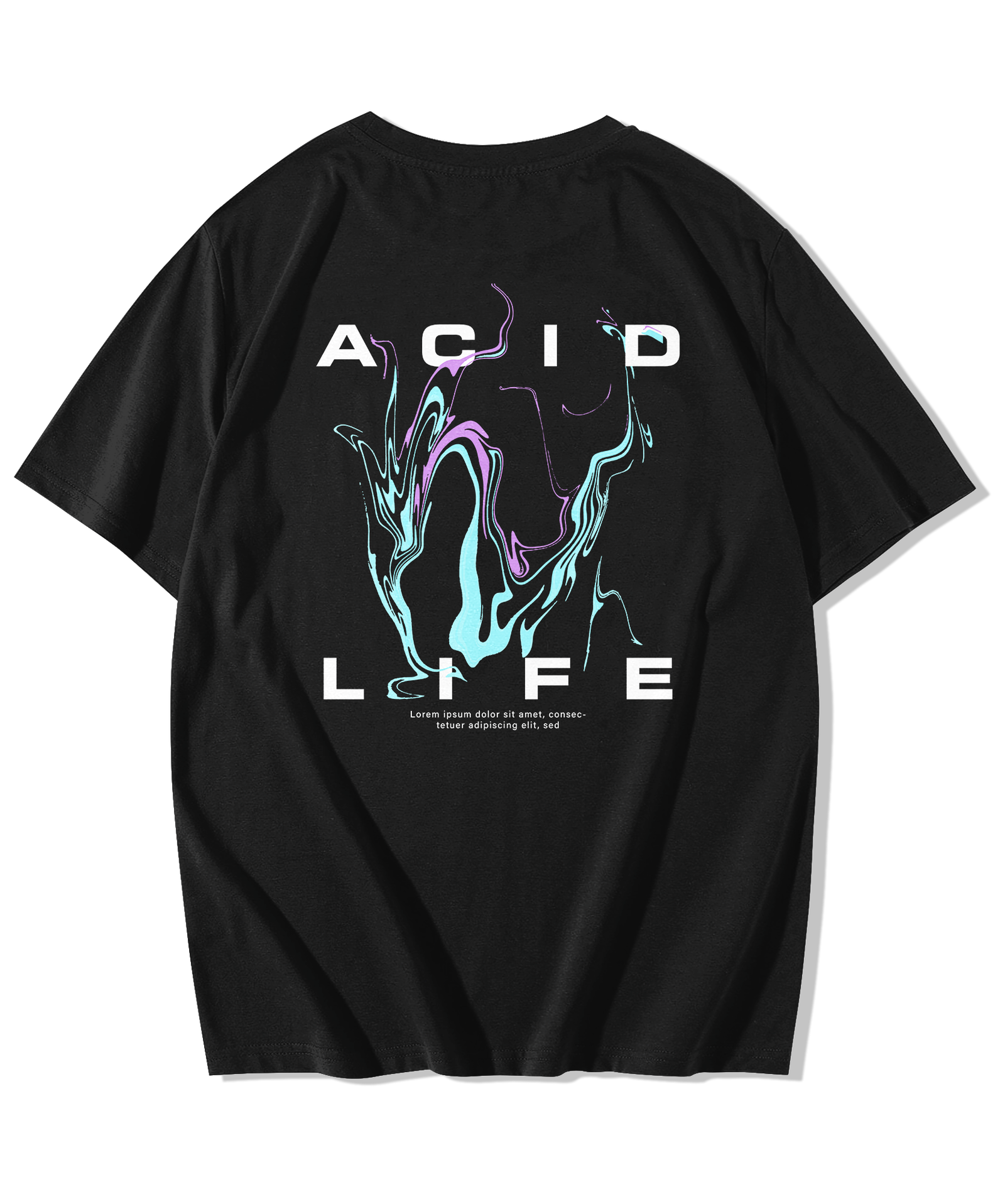 Alfaq Acid Life Oversized T-Shirt - Alfaq