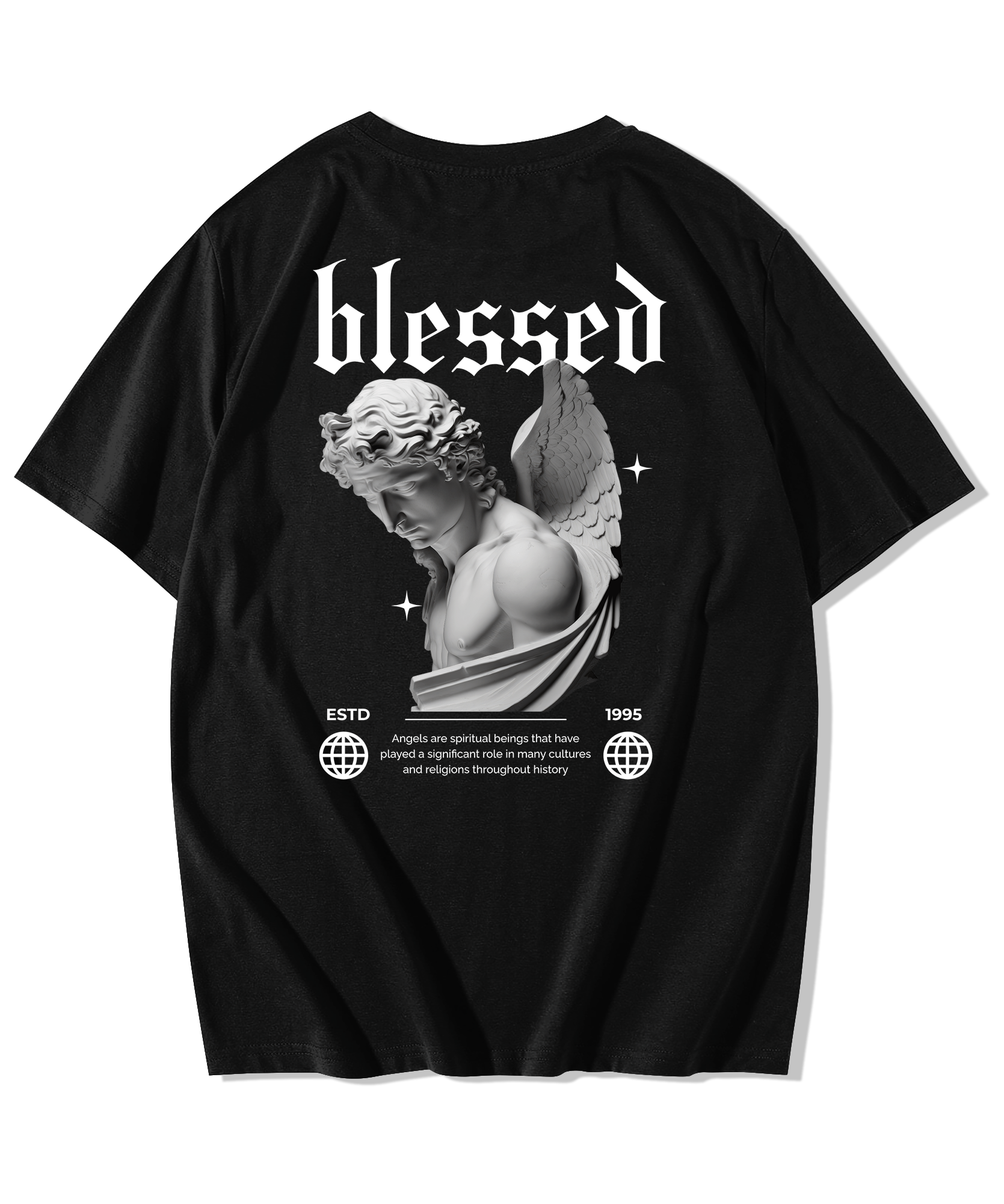 Alfaq Angel Oversized T-Shirt - Alfaq