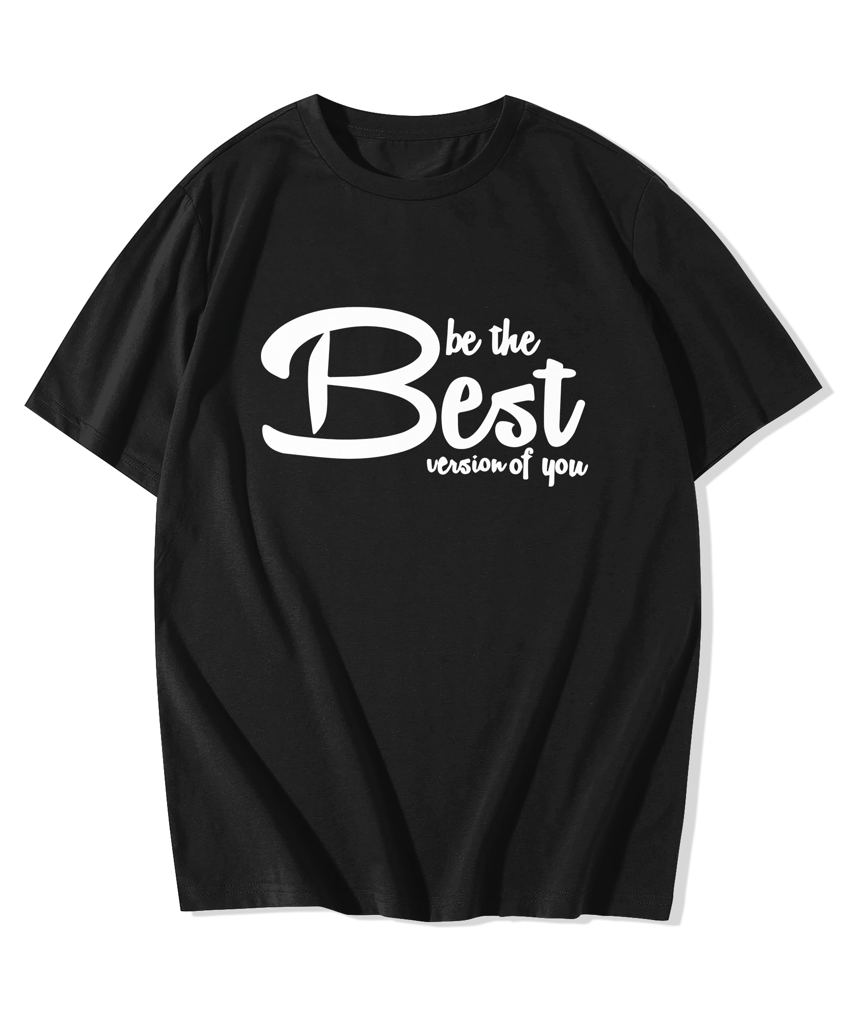 Alfaq Black Printed T-shirt