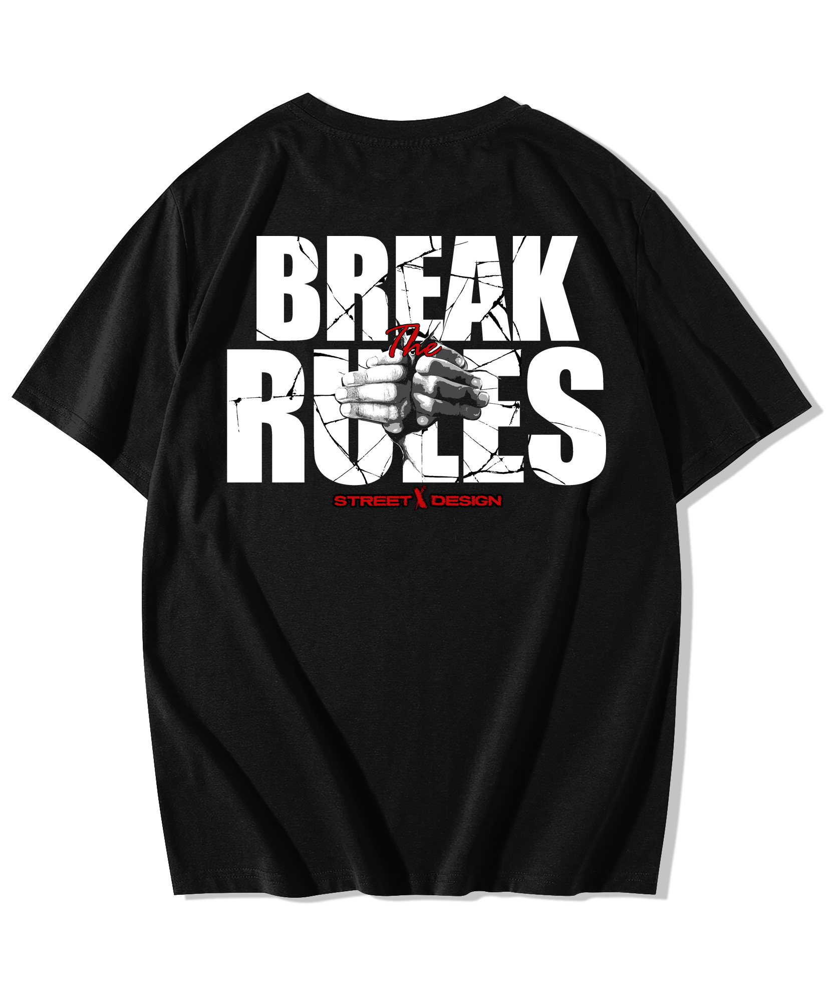 Alfaq Break Rules Oversized T-Shirt - Alfaq