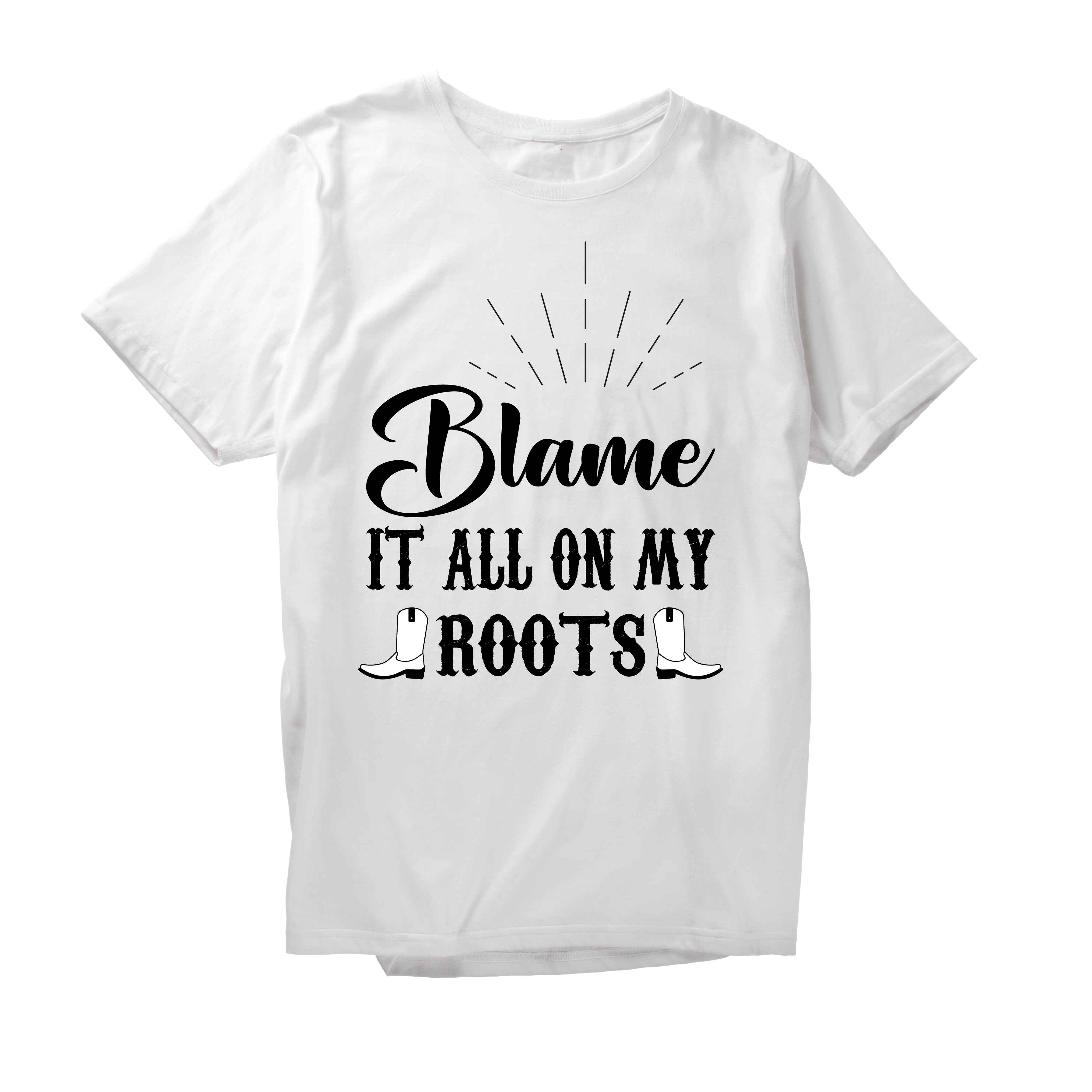 Alfaq Blame it all on my roots T-Shirt