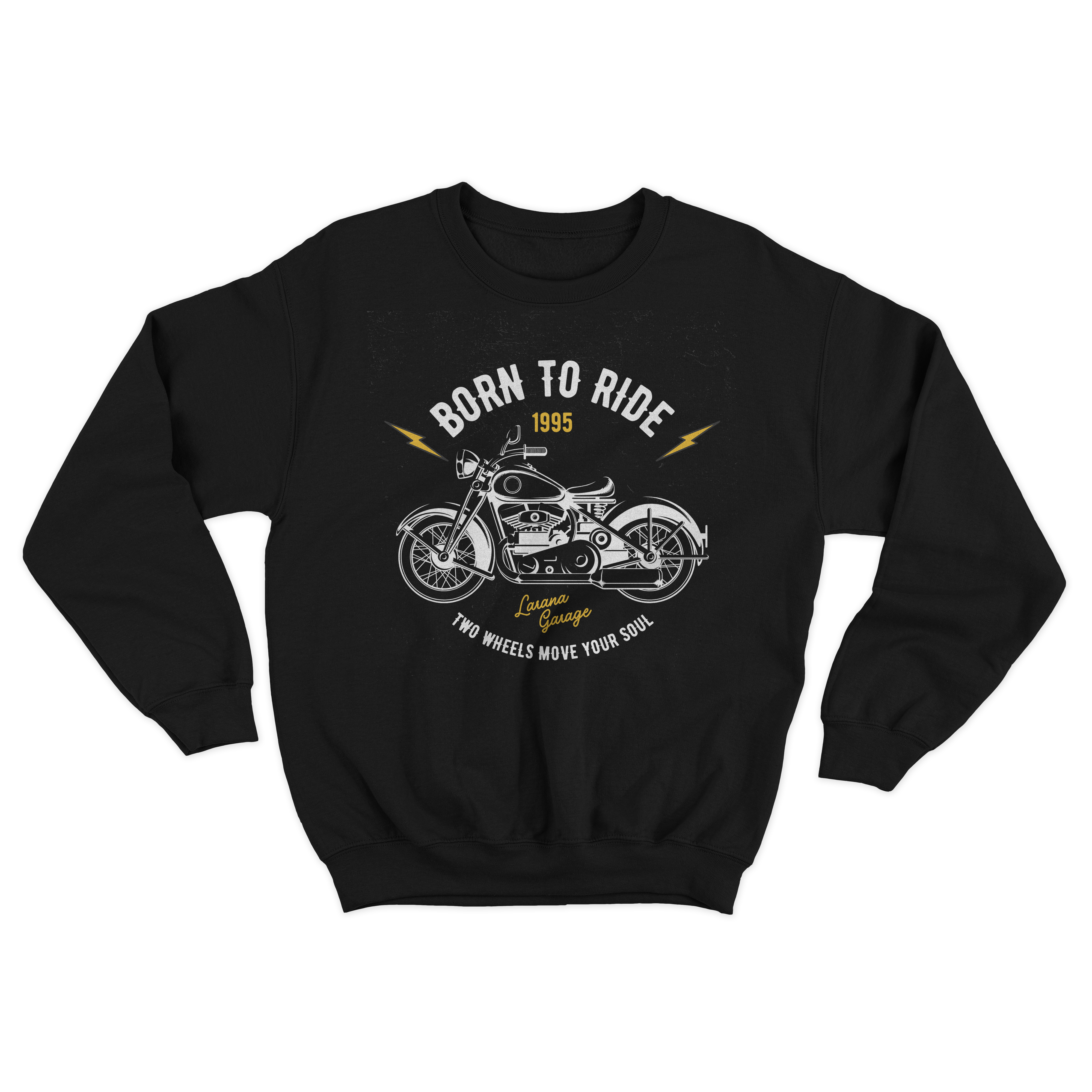 Move Your Soul with 2 Wheels Print Sweatshirt