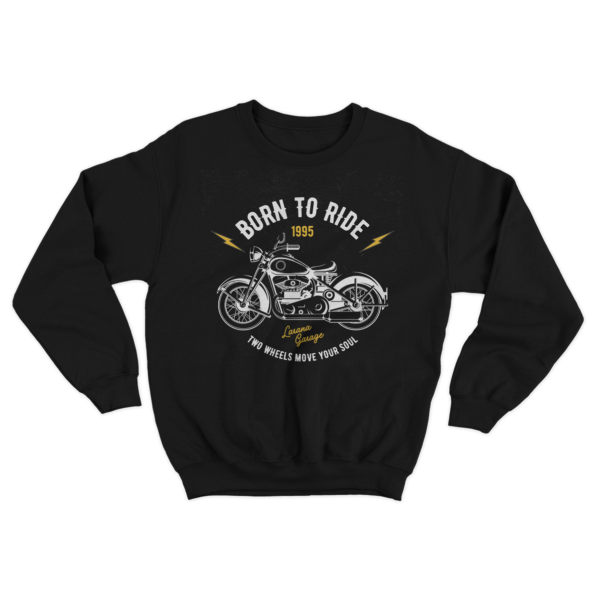 Move Your Soul with 2 Wheels Print Sweatshirt