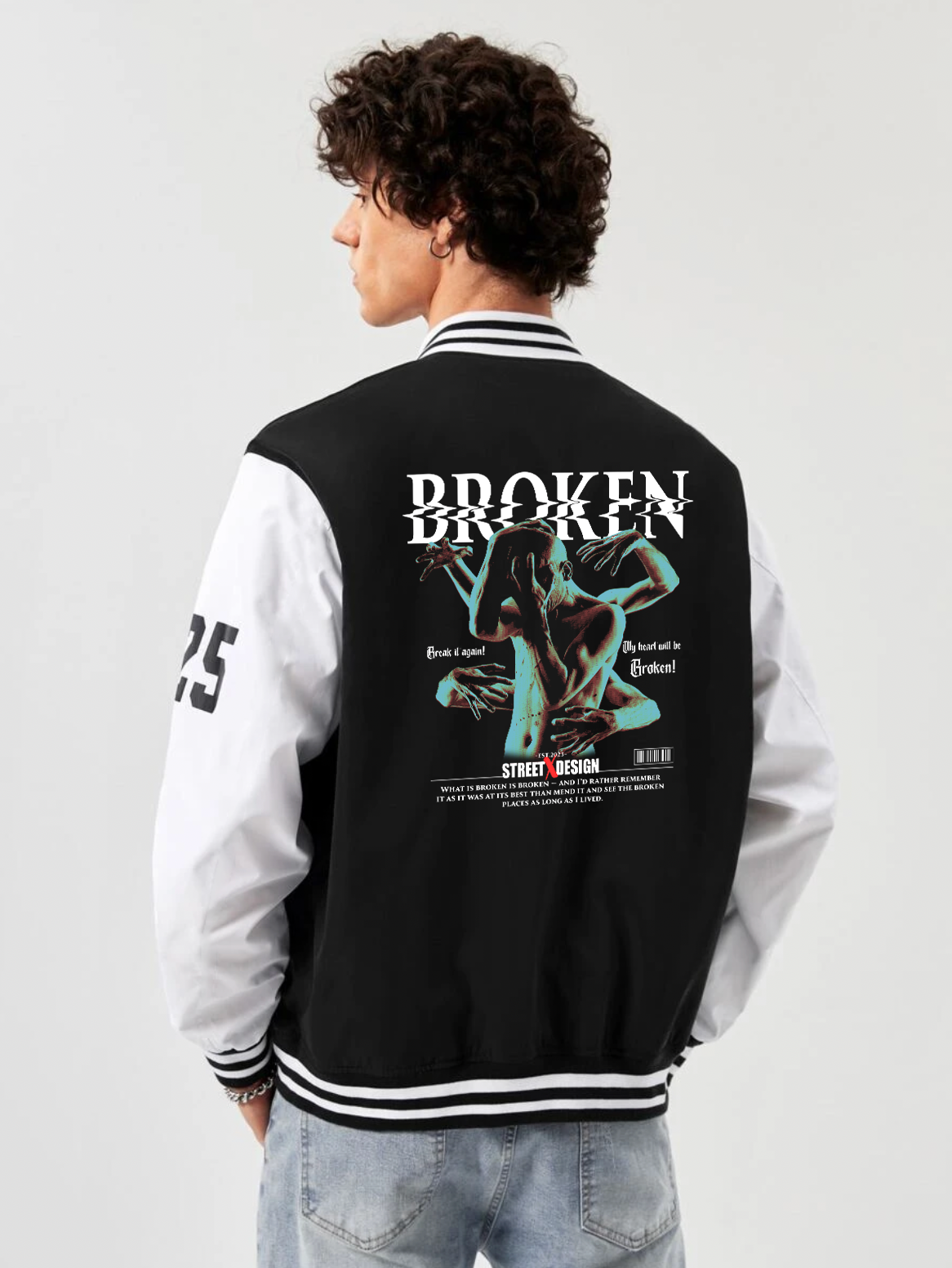Alfaq Broken Varsity Jacket