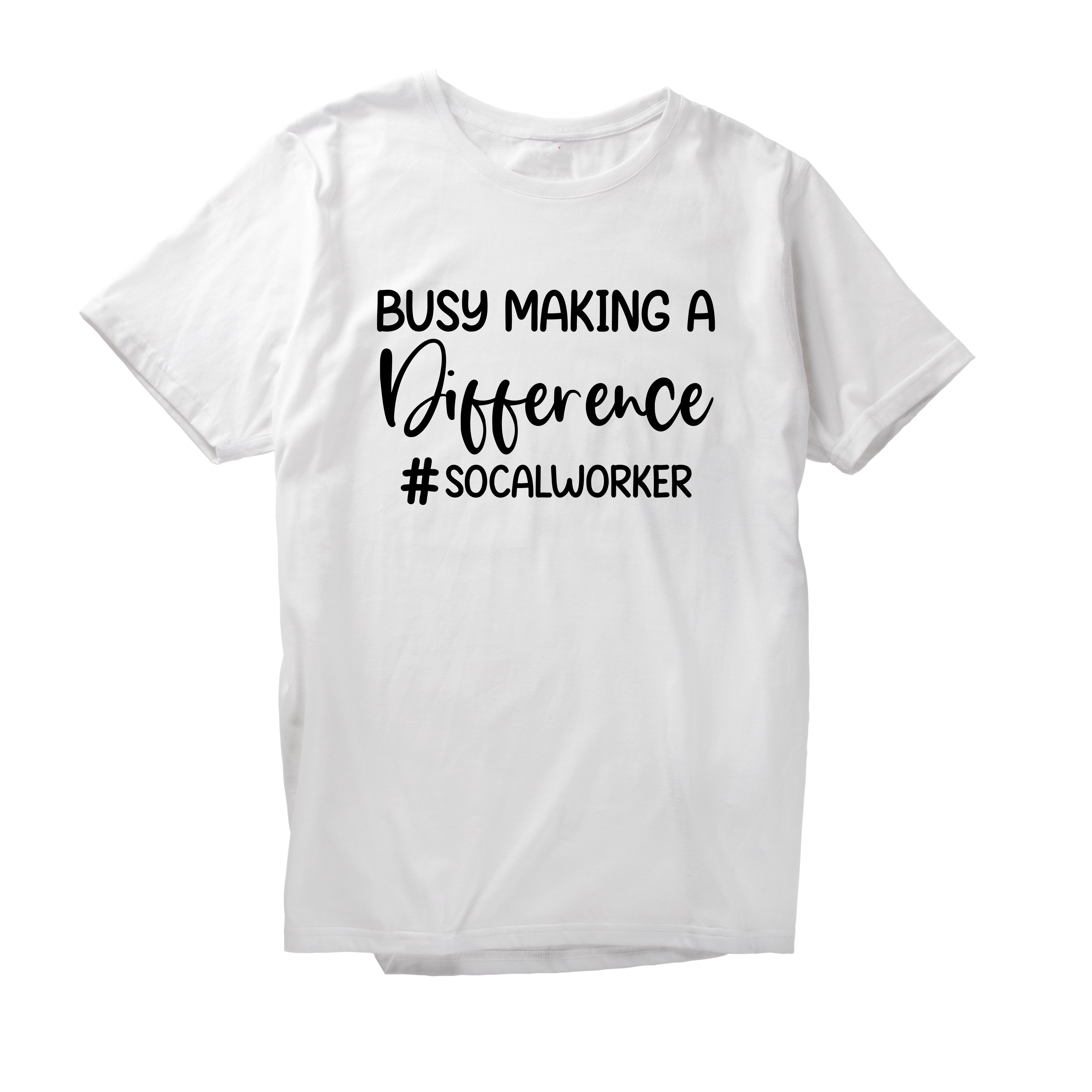 Alfaq Busy making a ditterence Social Worker T-Shirt