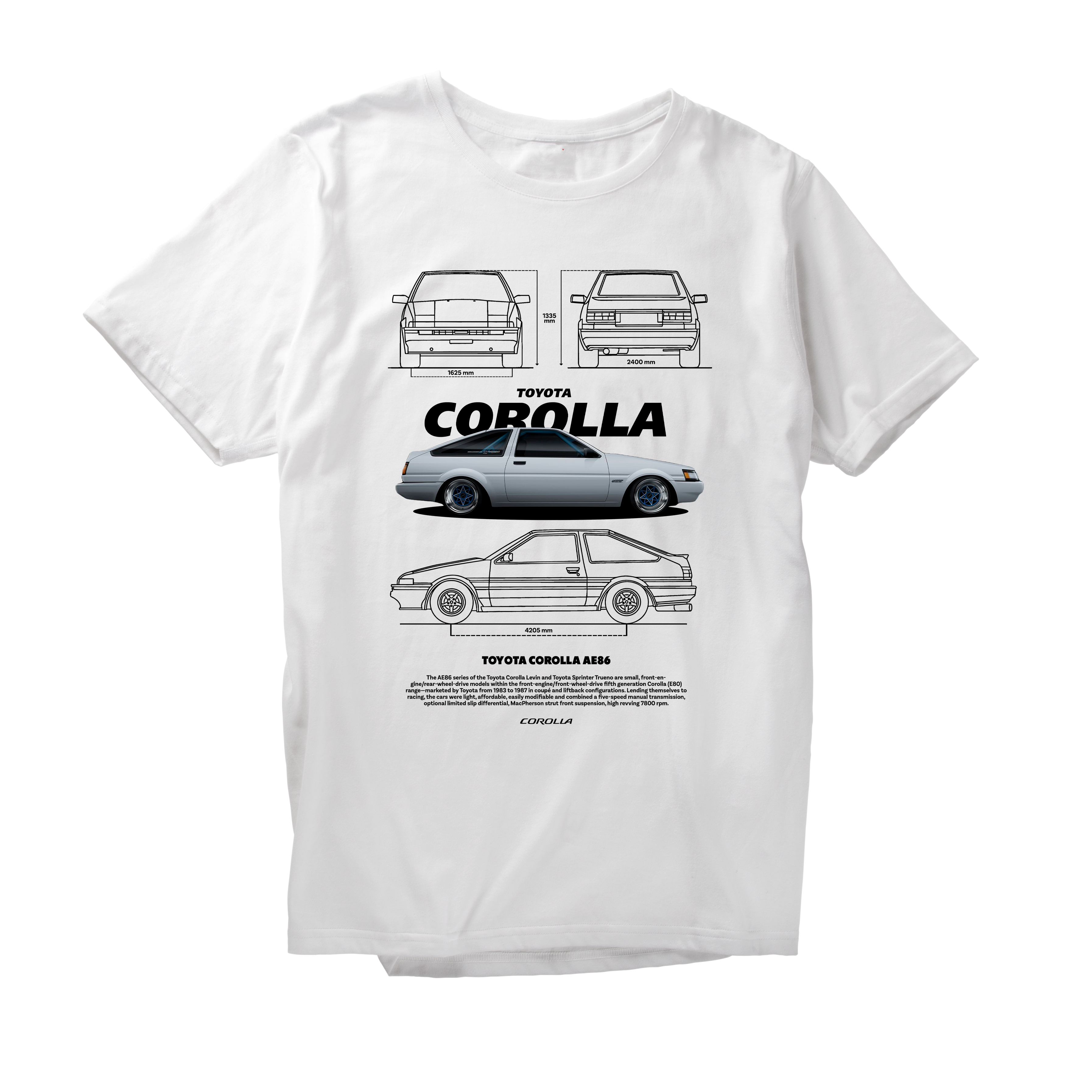 Alfaq COROLLA AE86 1 T-Shirt