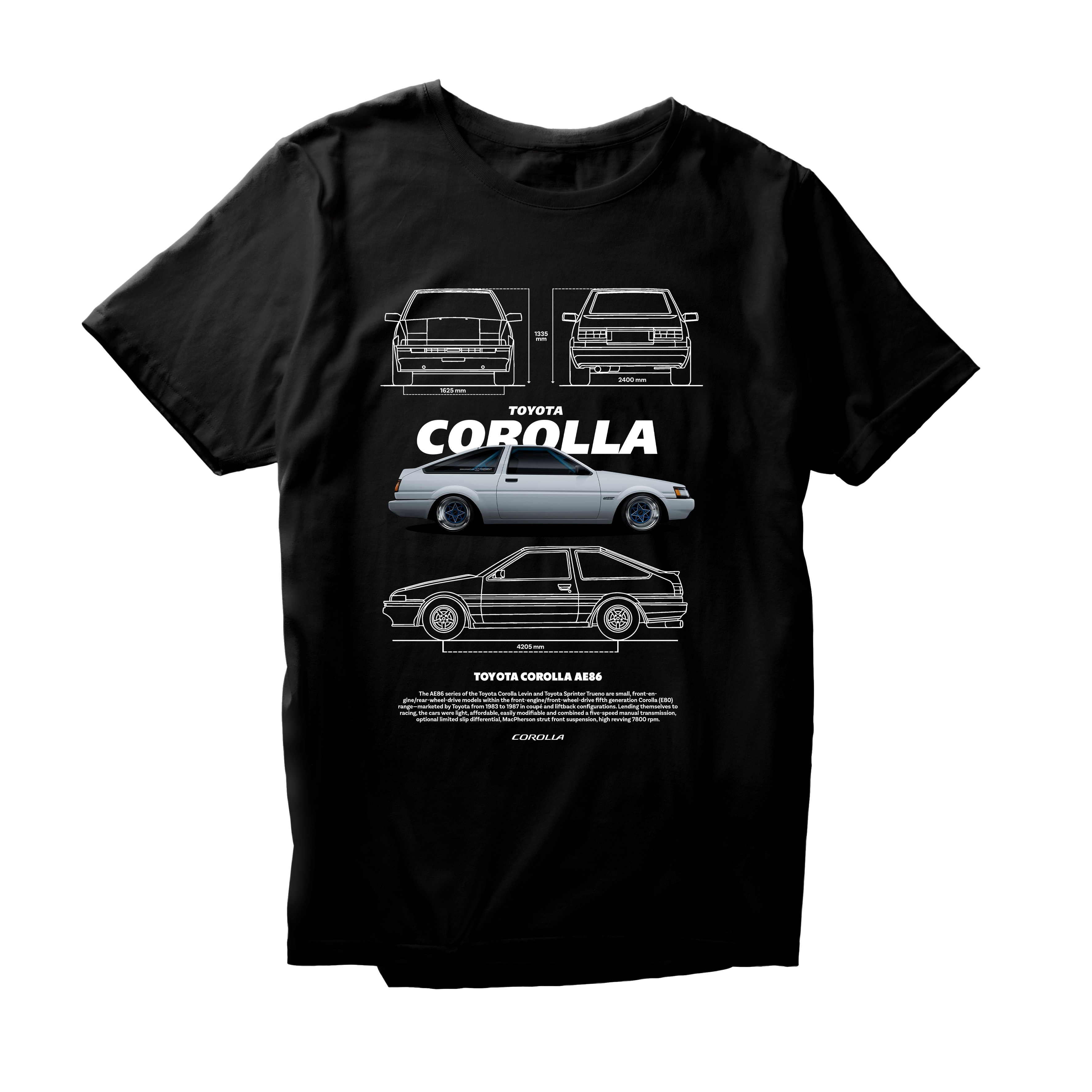 Alfaq COROLLA AE86 2 T-Shirt