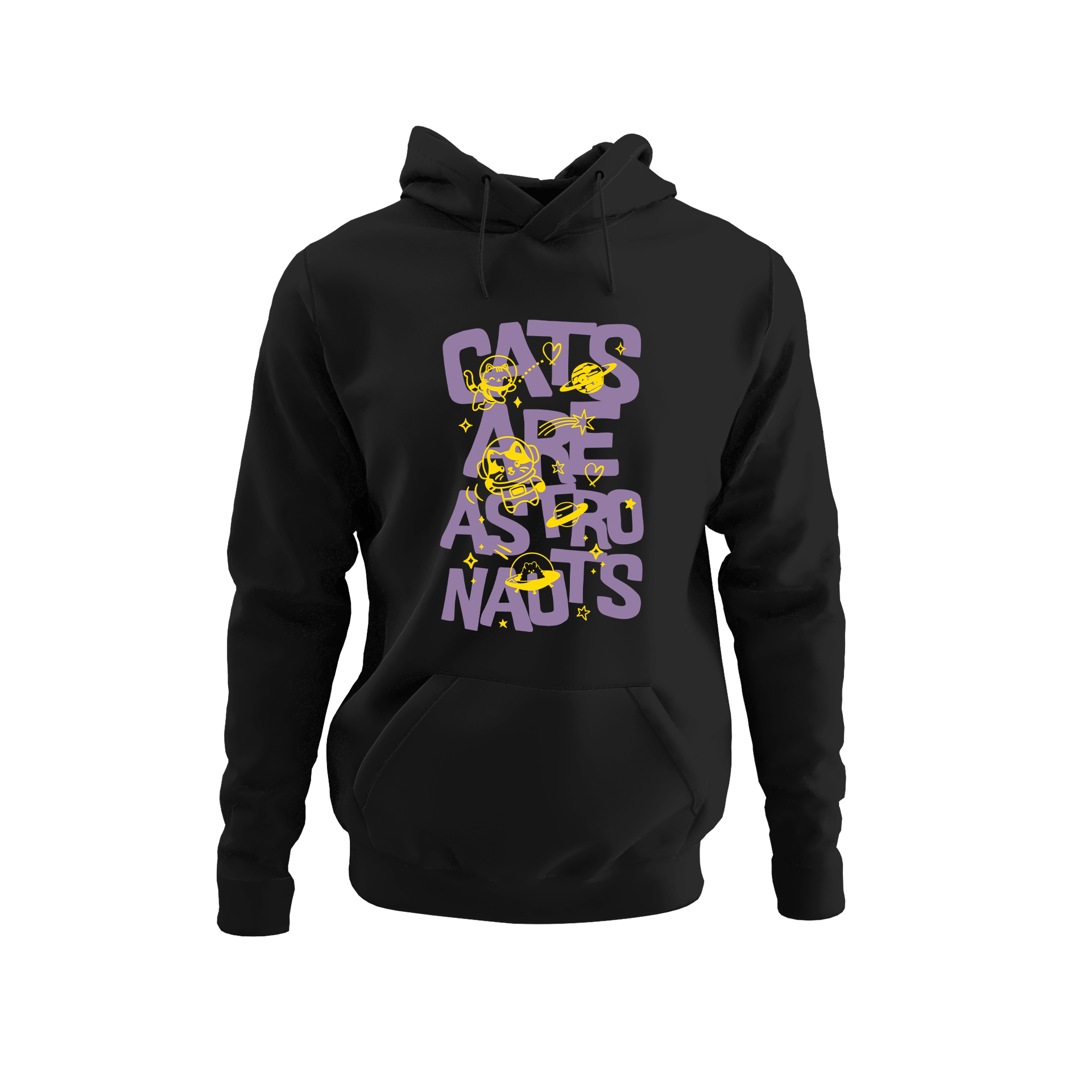 Alfaq Cats are Astronauts Hoodie