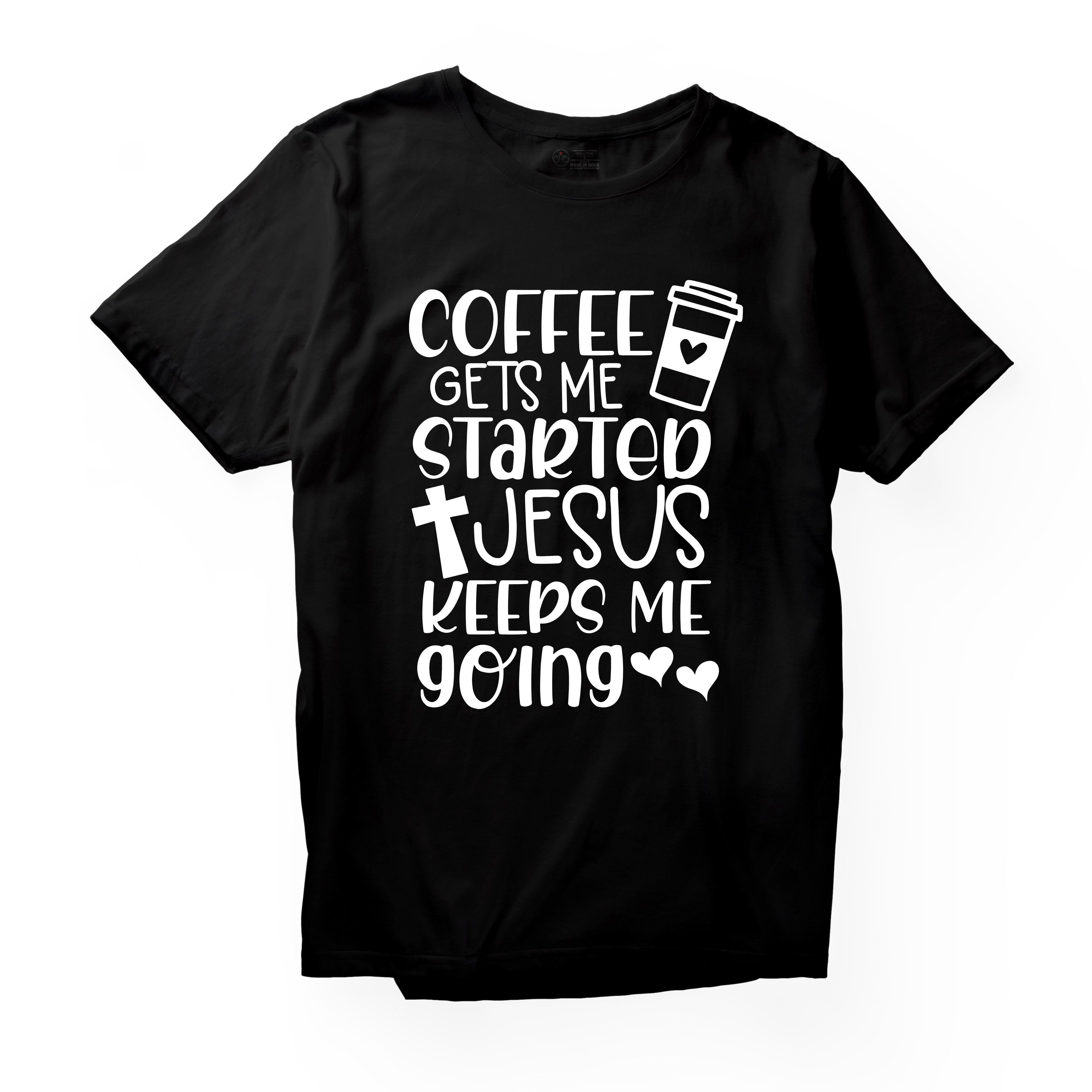 Alfaq Coffee and Jesus WH T-Shirt