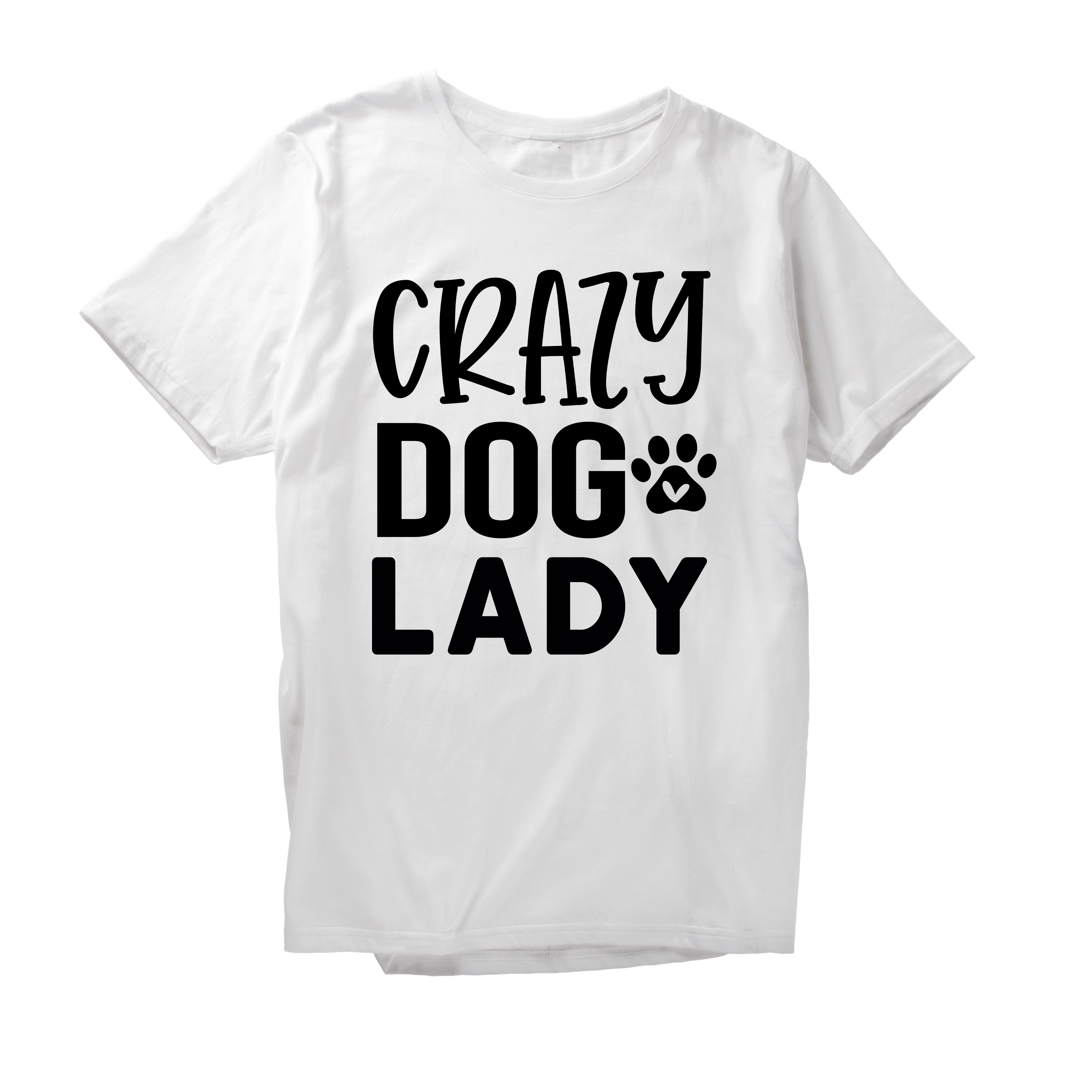 Alfaq Crazy Dog Lady T-Shirt