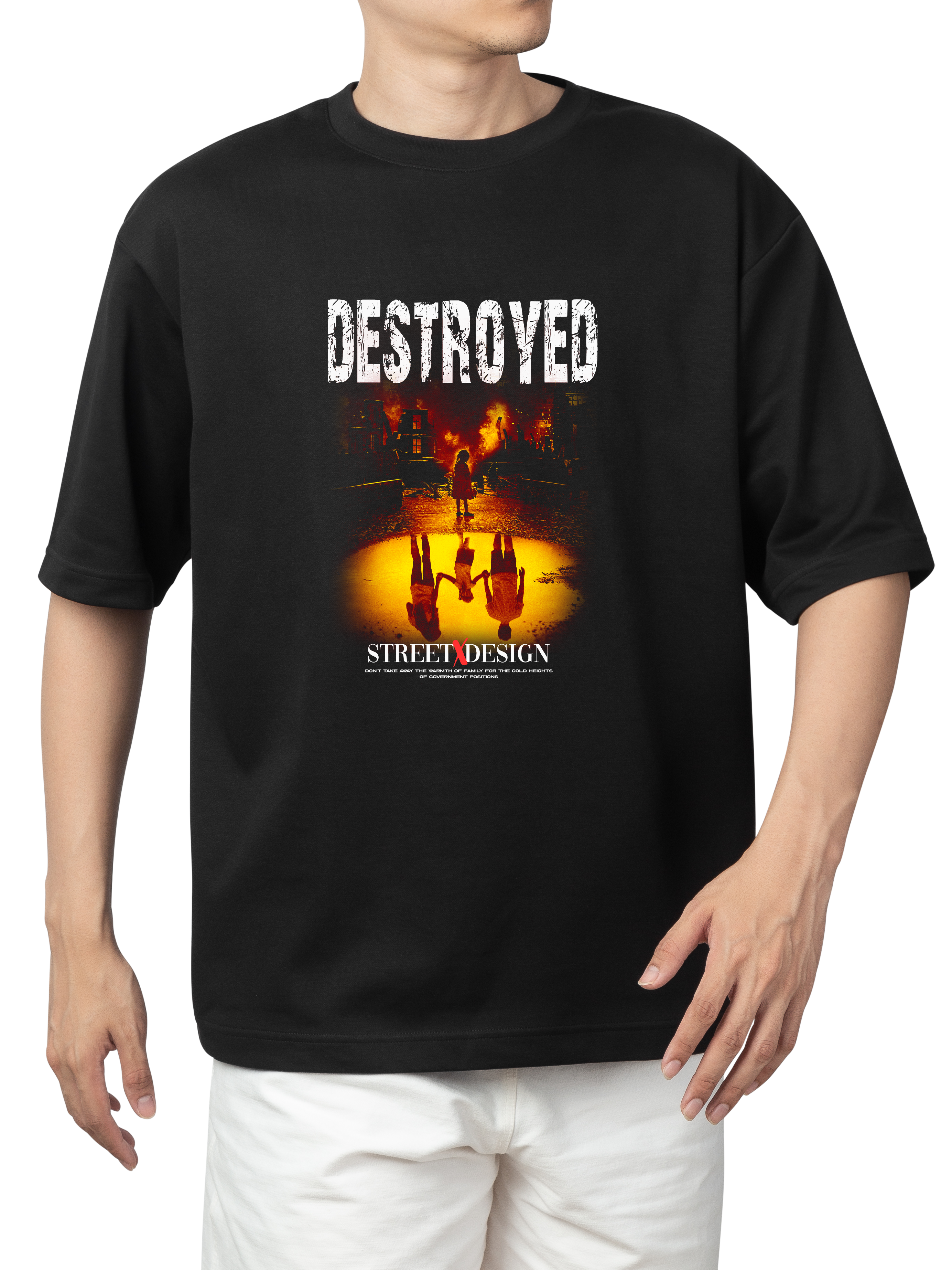 Alfaq Destroyed Oversized T-shirt