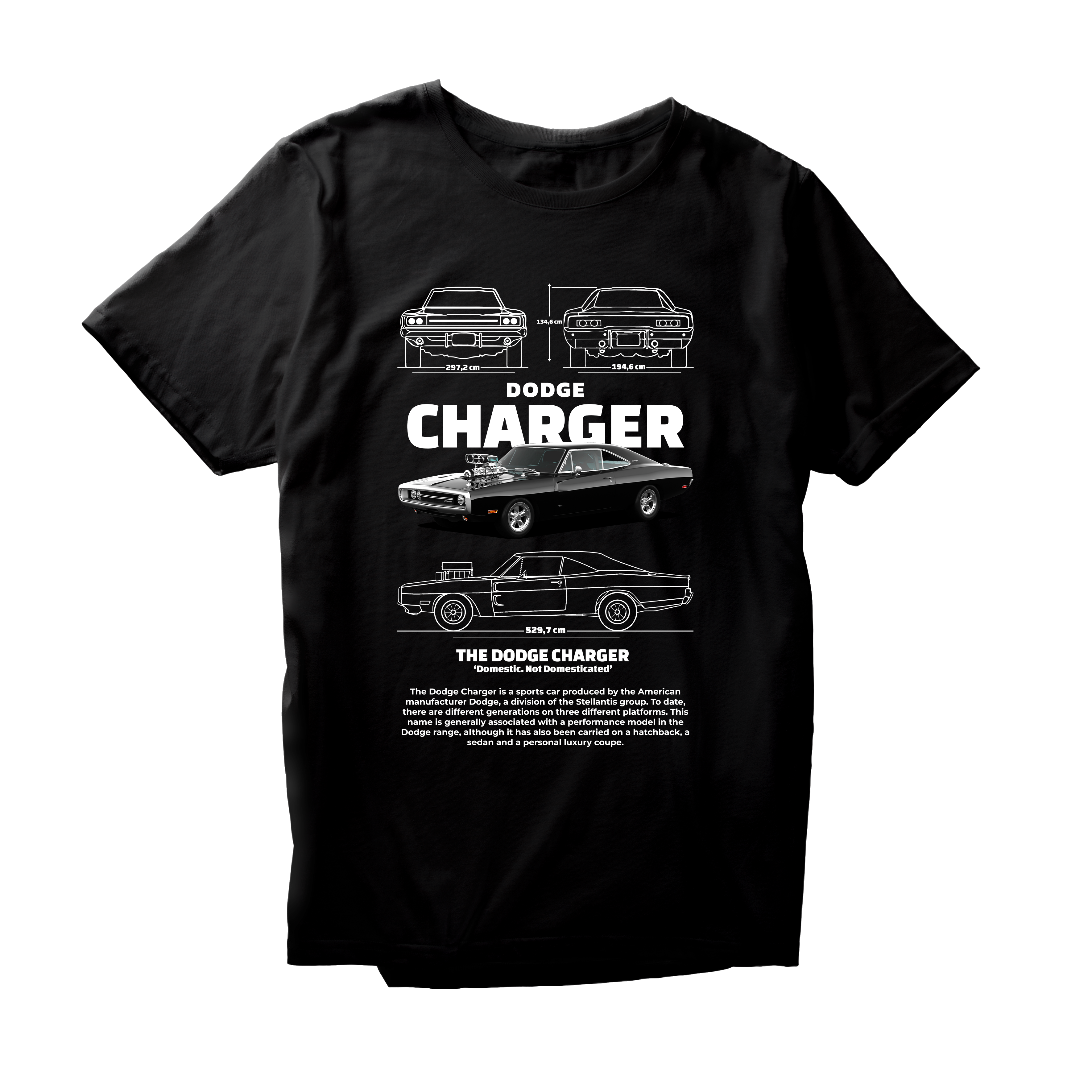 Alfaq DODGE CHARGER 1970 W T-Shirt