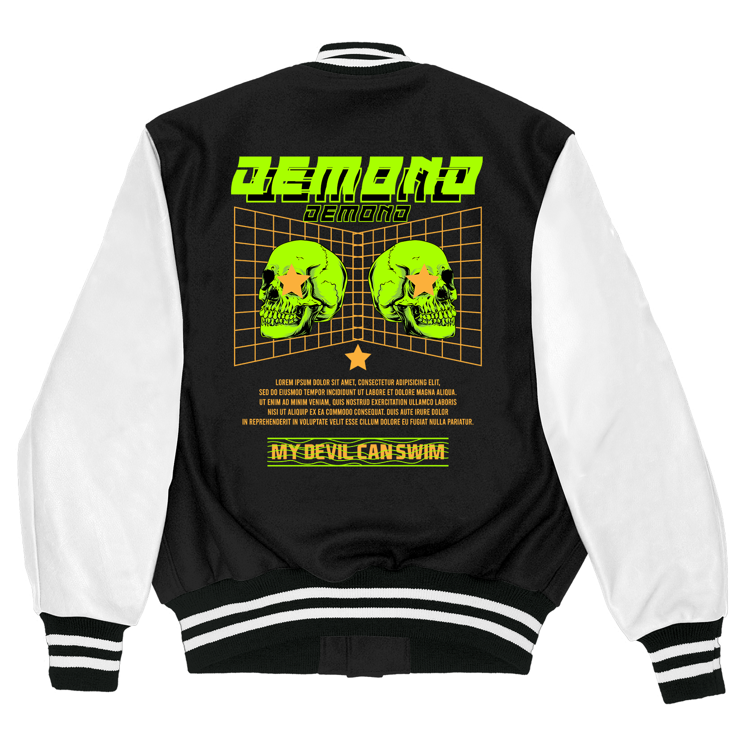Alfaq Demono varsity jacket