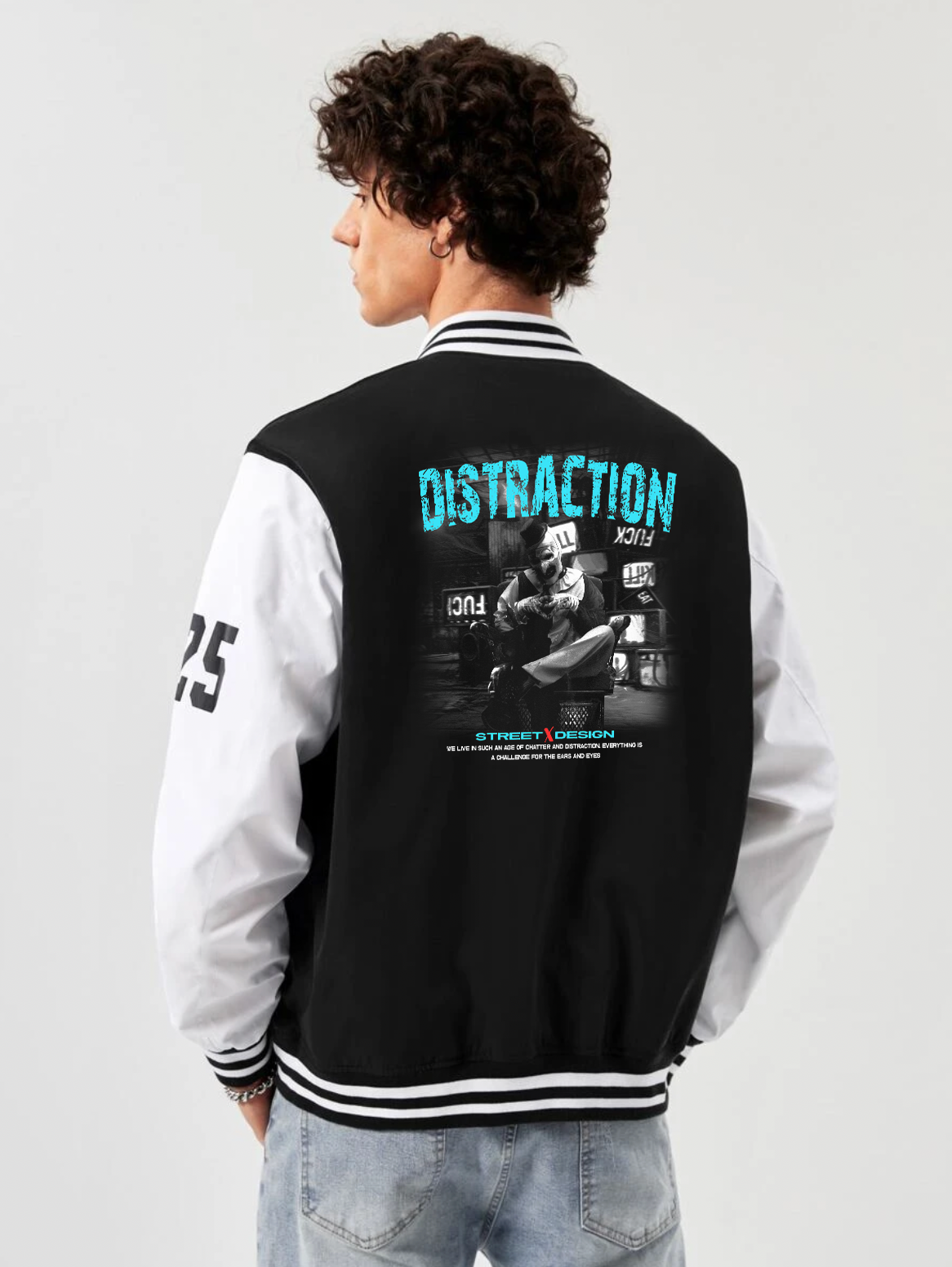 Alfaq Distraction varsity jacket