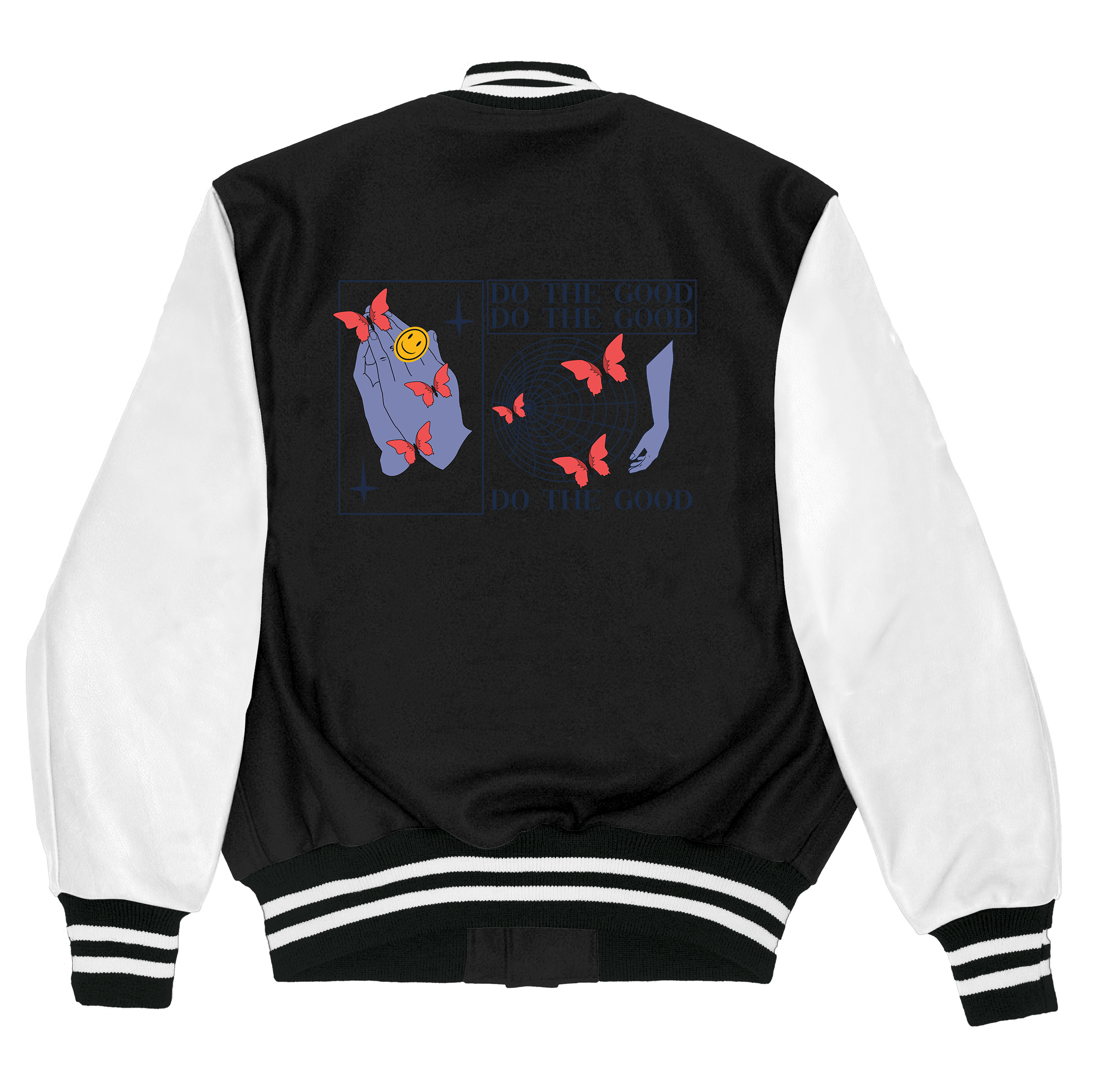 Alfaq Do the Good varsity jacket
