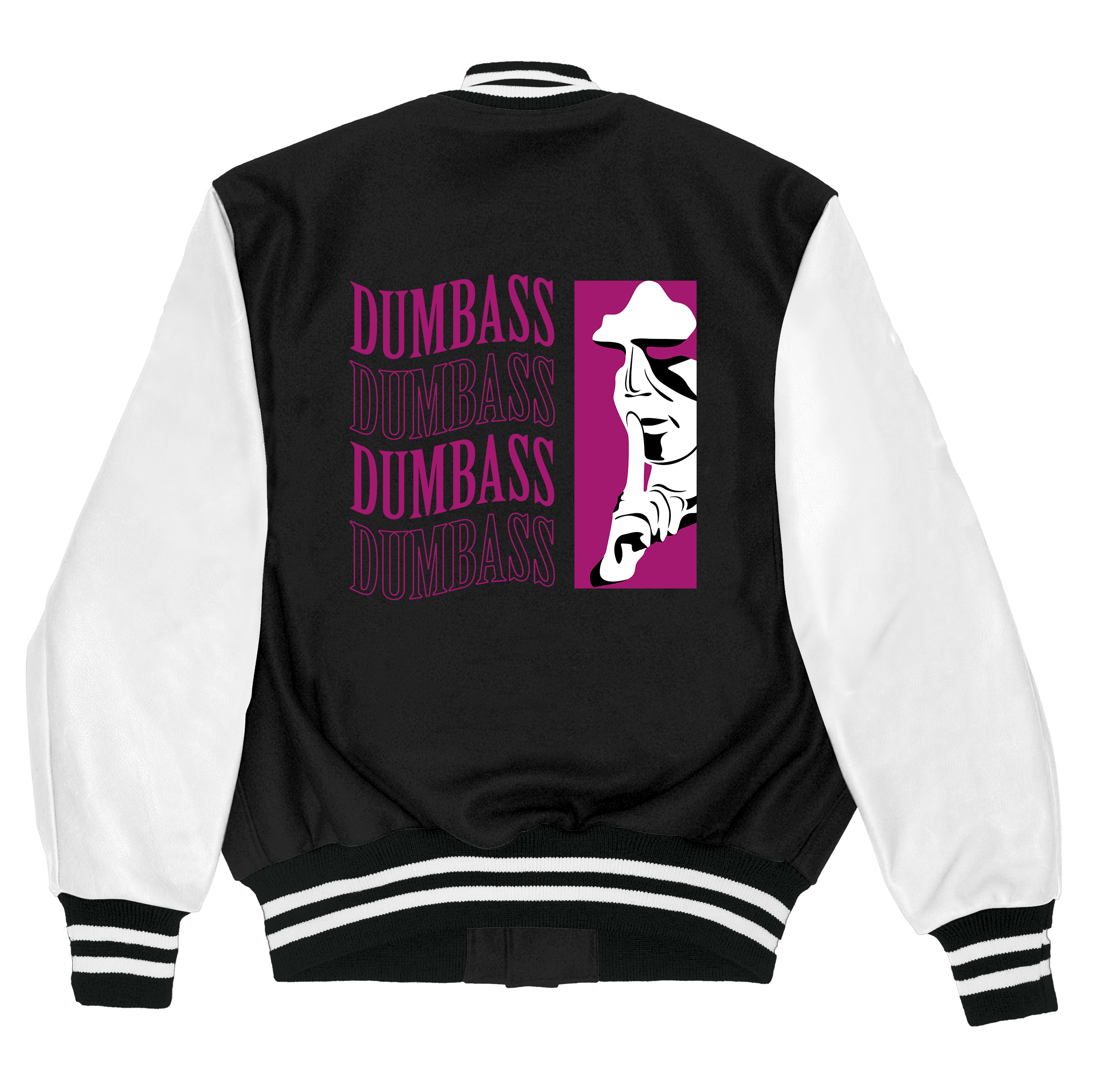 Alfaq Dumbass varsity jacket