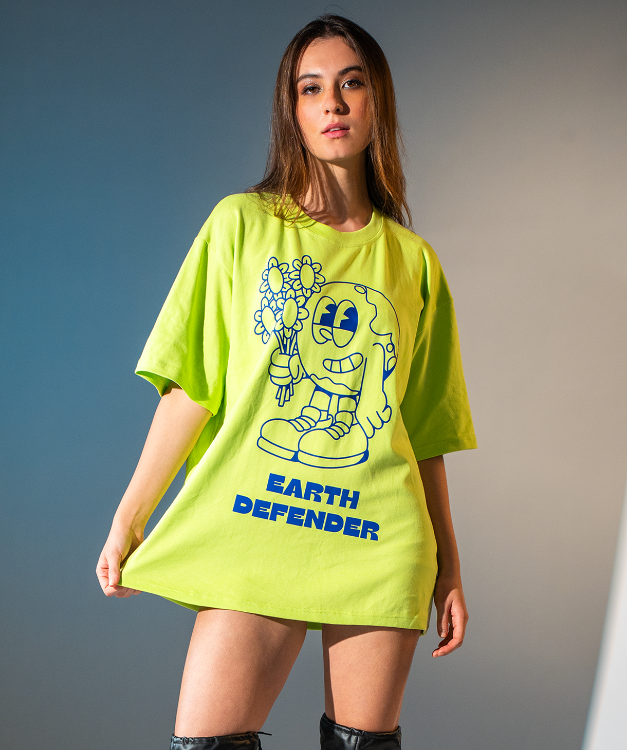 Alfaq Earth Defender Oversized Tshirt