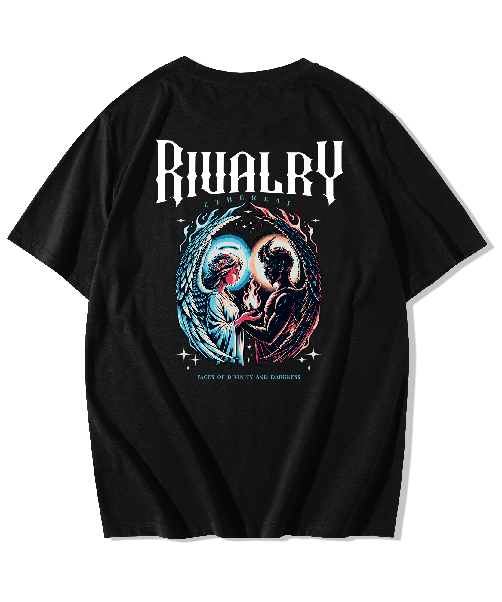 Alfaq Ethereal Rivalry Oversized T-Shirt - Alfaq