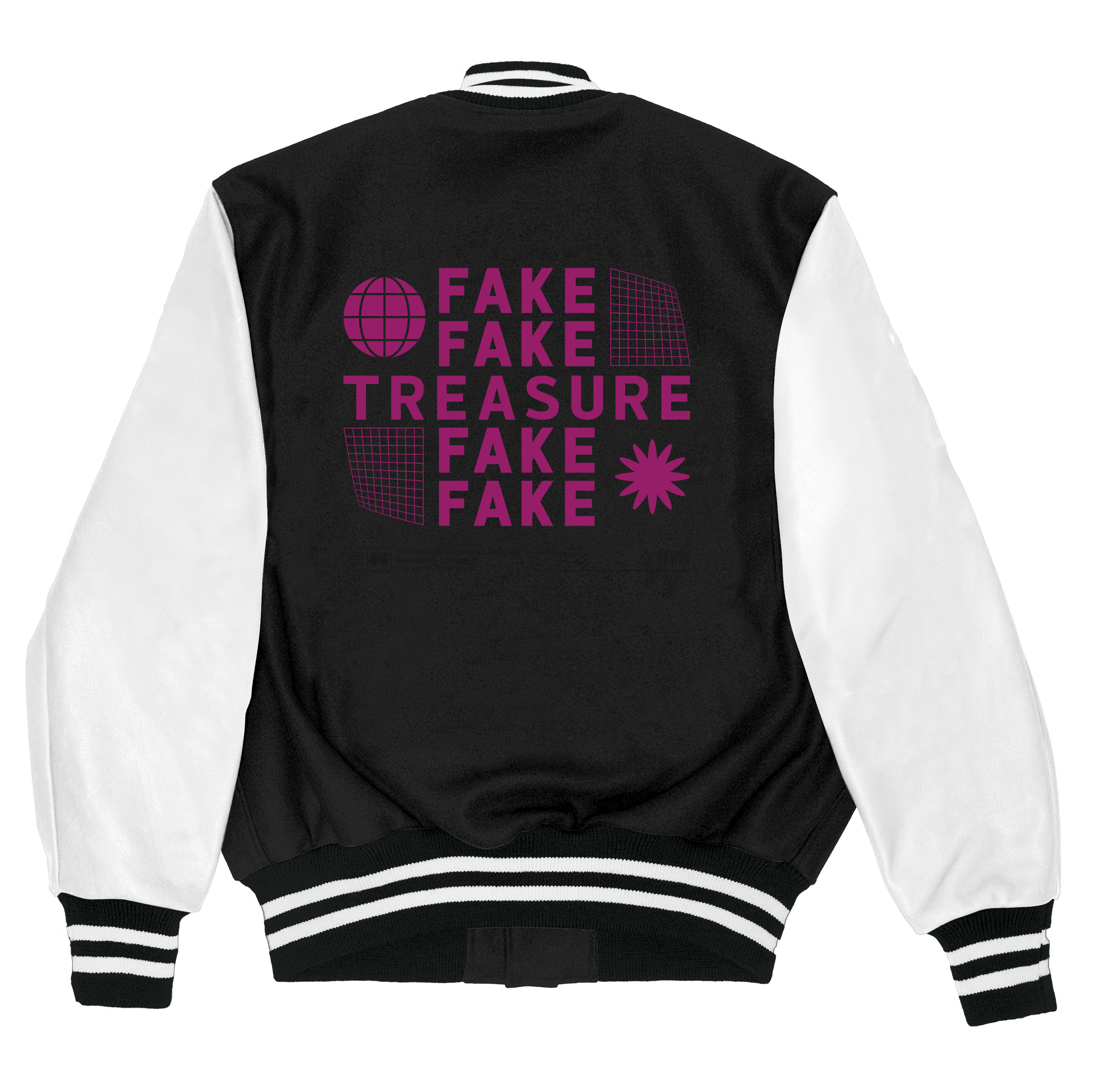 Alfaq Fake Treasure varsity jacket