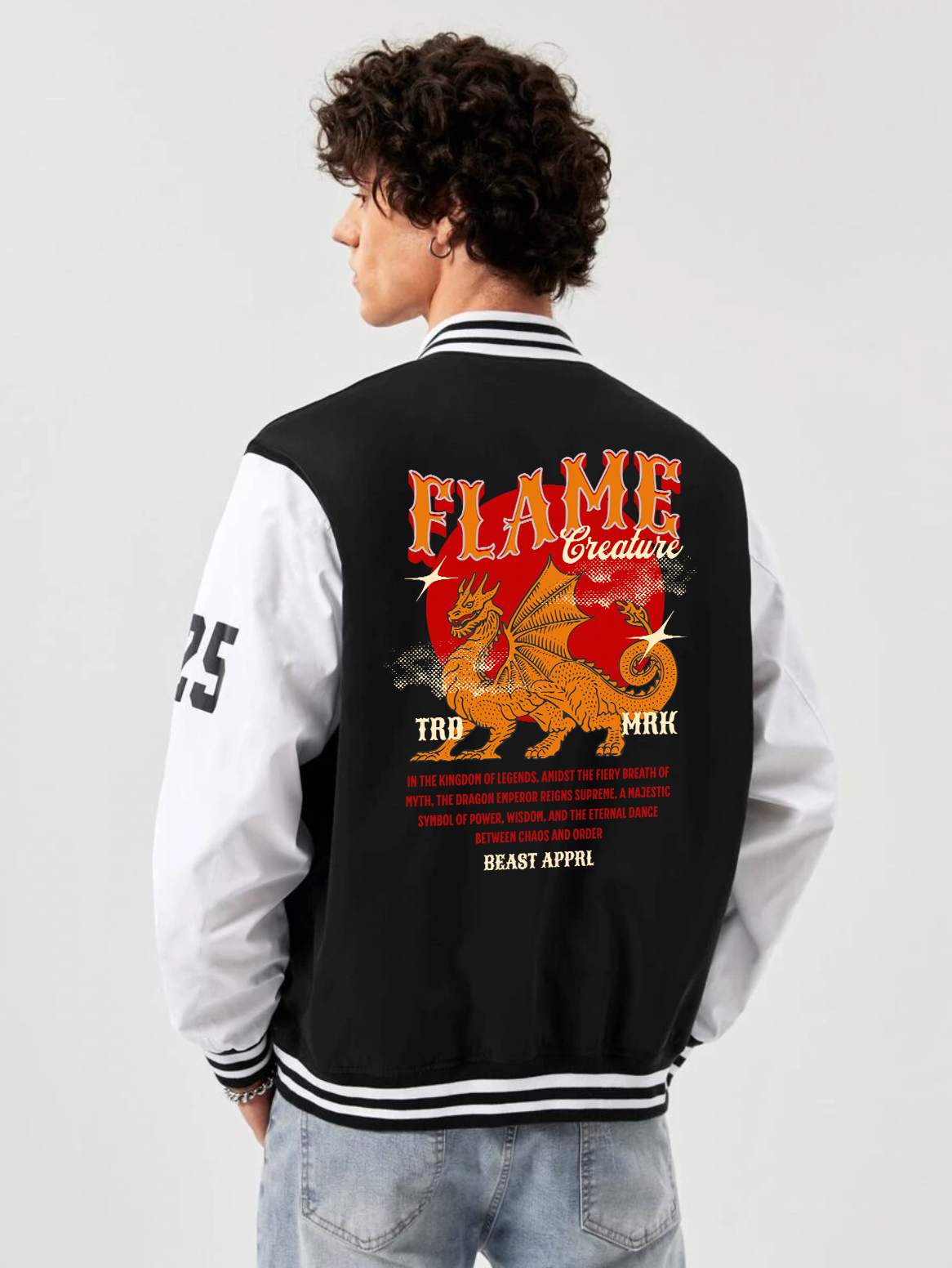 Flame Varsity Jacket